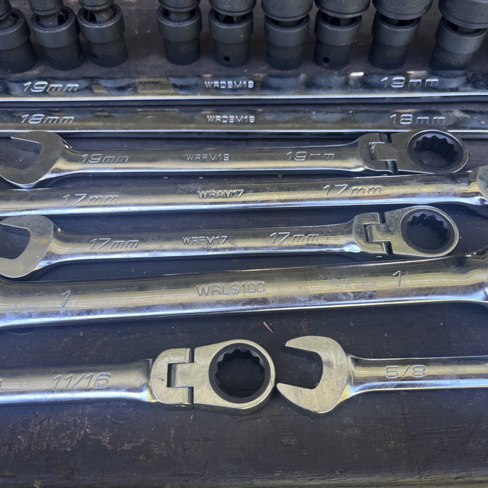Group Of Icon Impact Sockets And Ratchet Wrenches