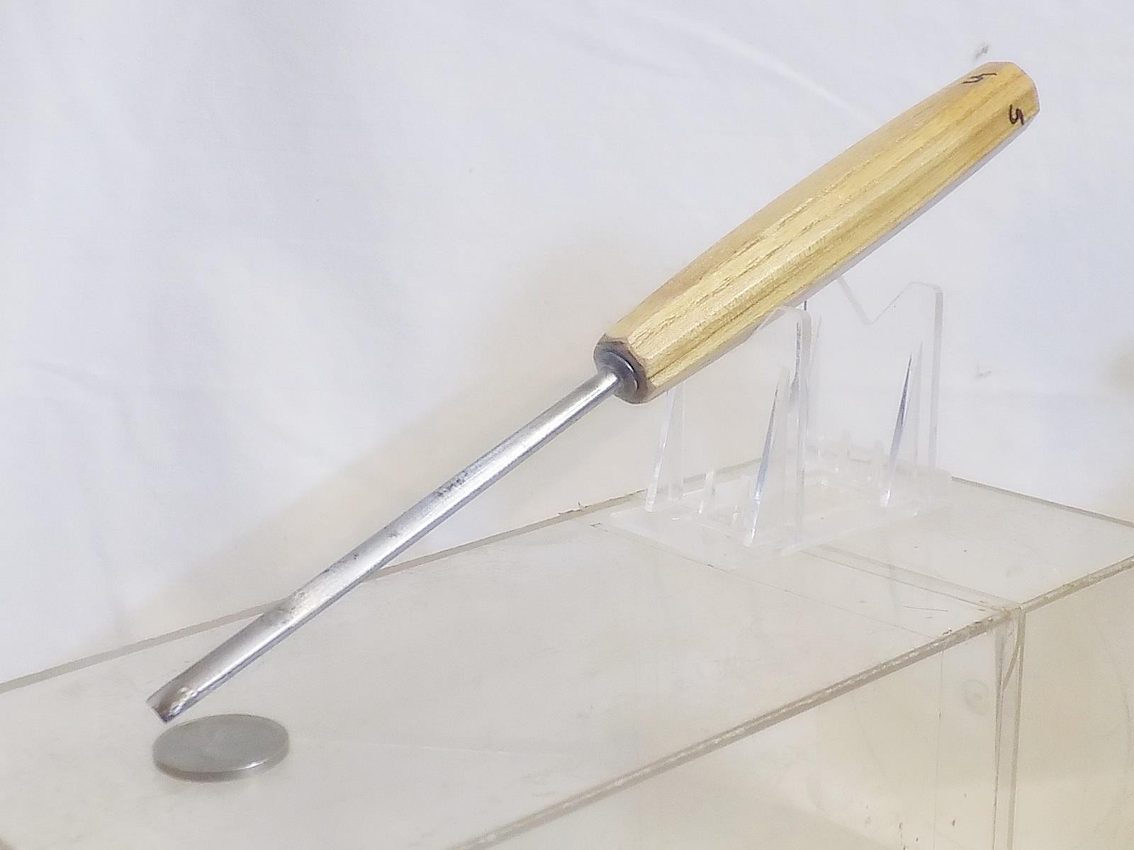 Pfeil Swiss Made Wood Carving Gouge #5 Sweep 3/16+” Cut 9.5″ Long 5/5
