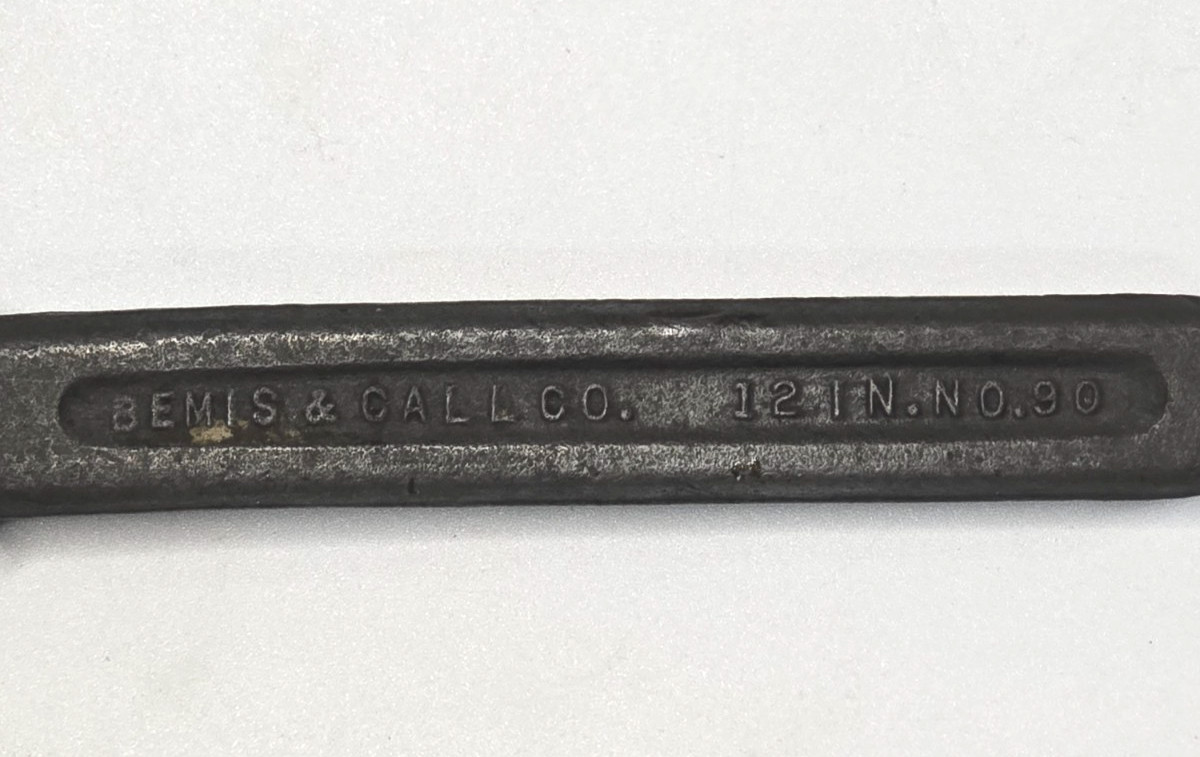 Antique Bemis & Call Co No 90 Monkey Wrench – City of New York