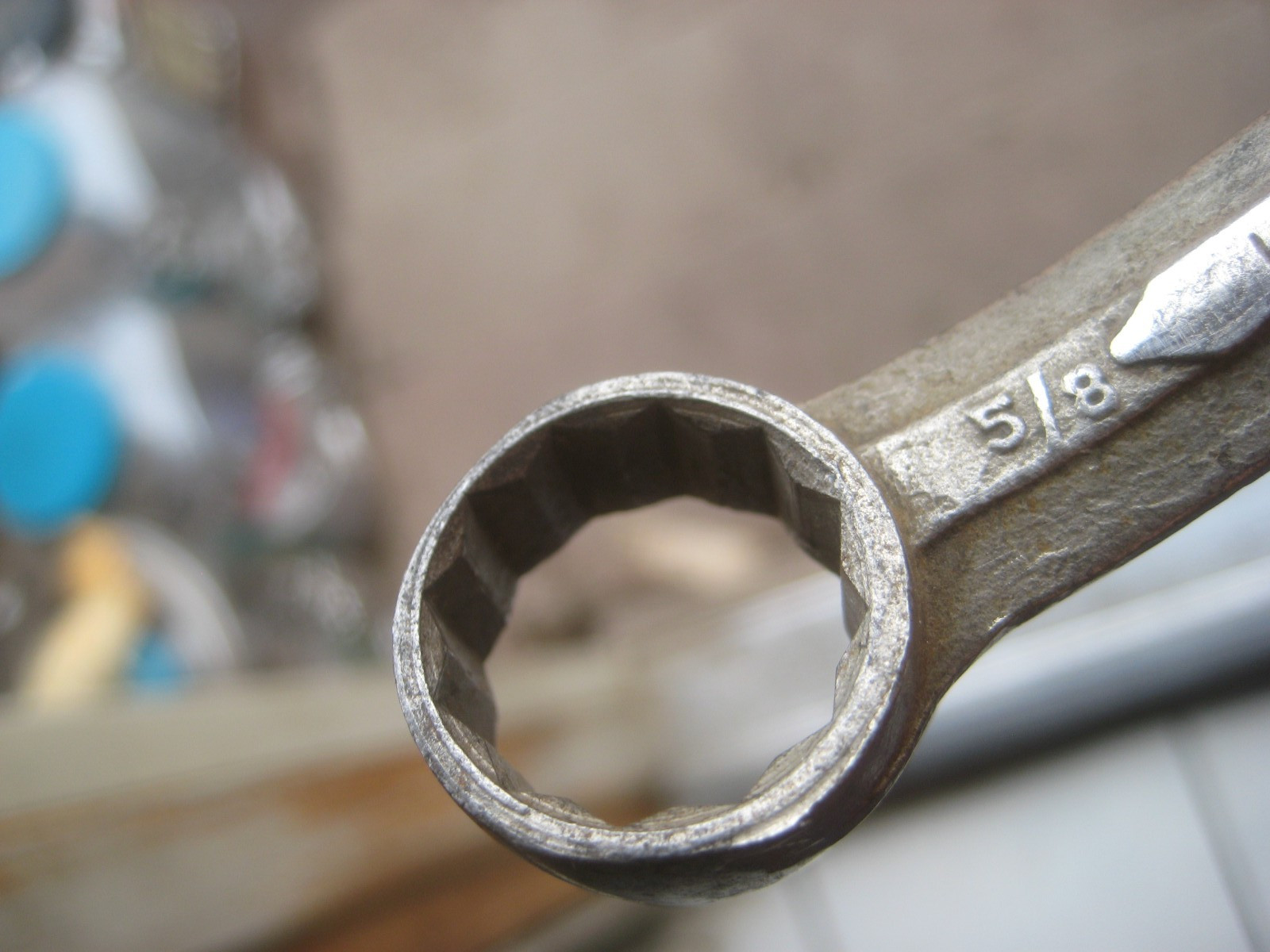 1930s Vintage BRIDGEPORT HARDWARE MFG. CO. *** 5/8″ & 11/16″ Box End Wrench USA