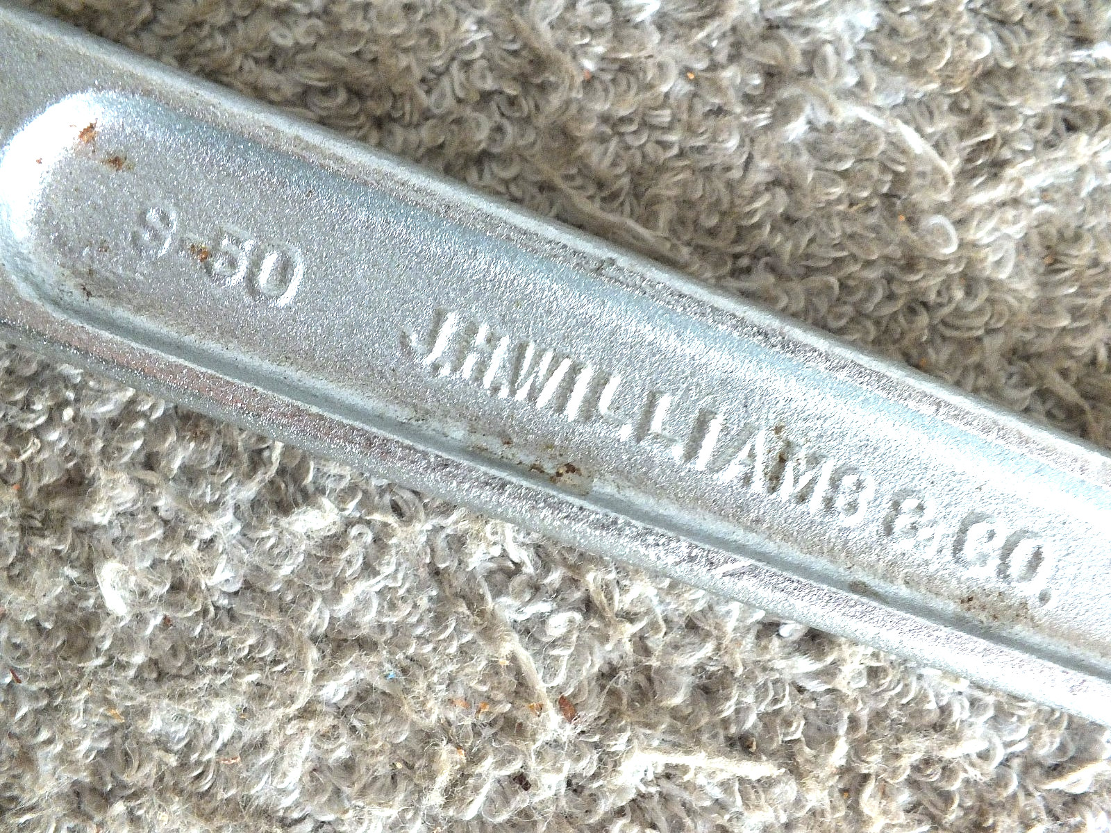 VINTAGE WILLIAMS # S-50 1/2″ DRIVE RATCHET WRENCH NICE COND MADE USA RARE TOOL