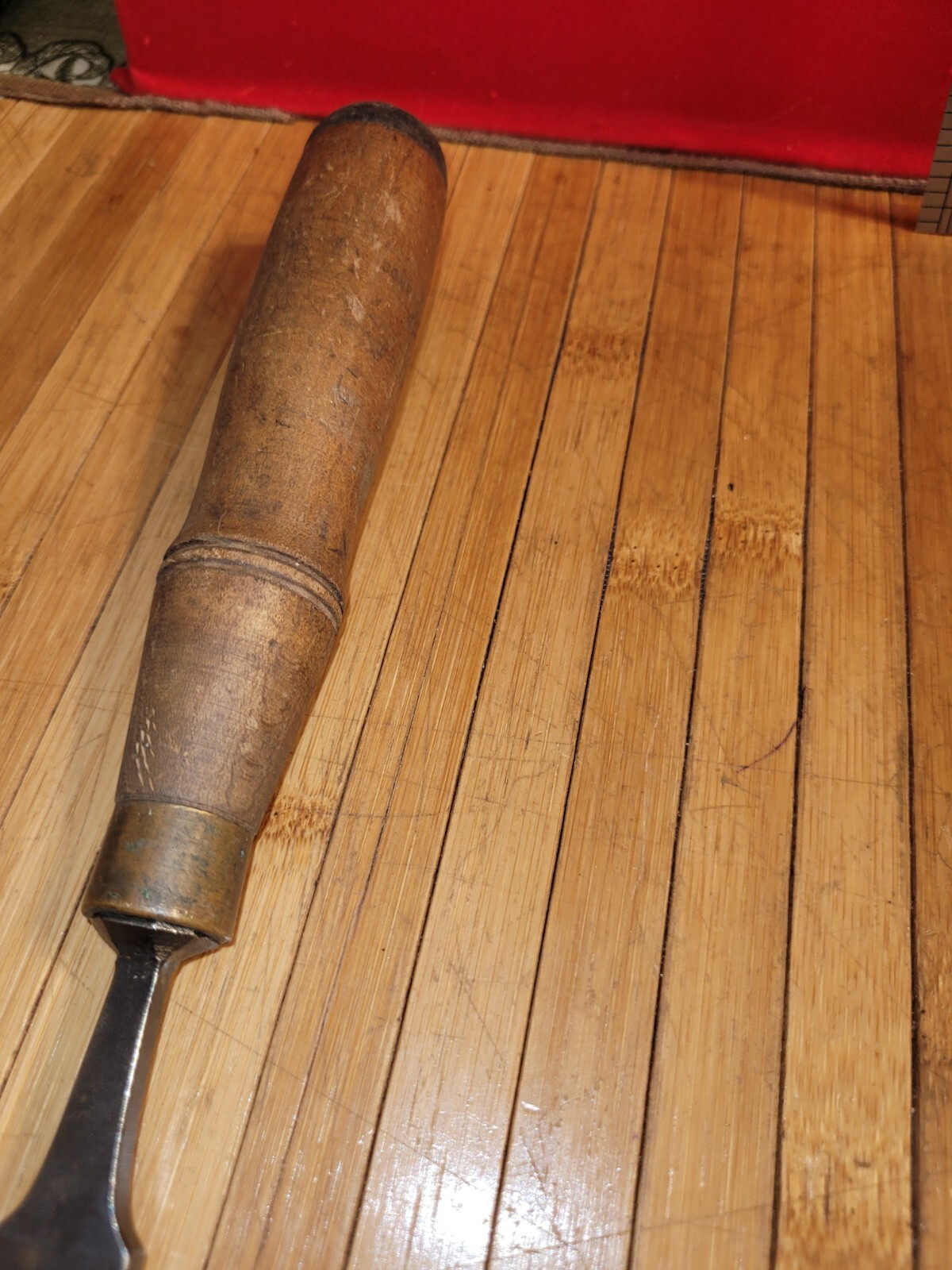 2 Vtg BUCK BROS 10.5″×9 1/4″ L 3/4×1/2″ Blade Cast Steel Woodworking Chisel.OBO