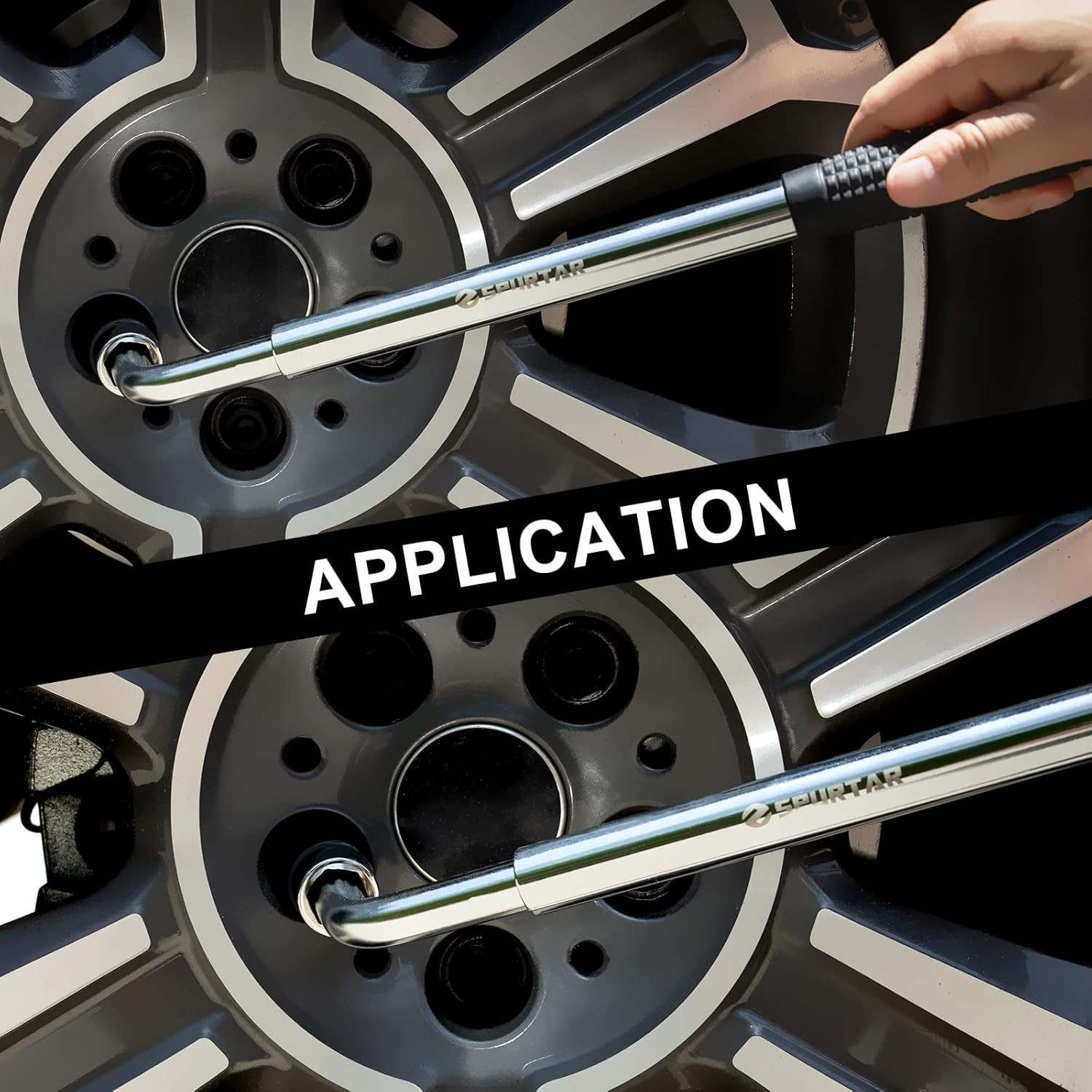 Telescoping Lug Wrench Extendable Wheel Brace Lug Nut Wrenchs Tire Repair Tools