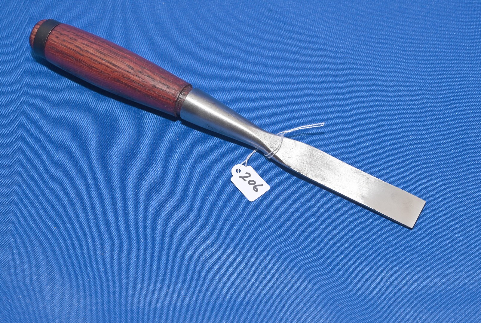 206 Razor Sharp Vintage Harrold 3/4″ Round Back Socket Chisel (Trademark H)