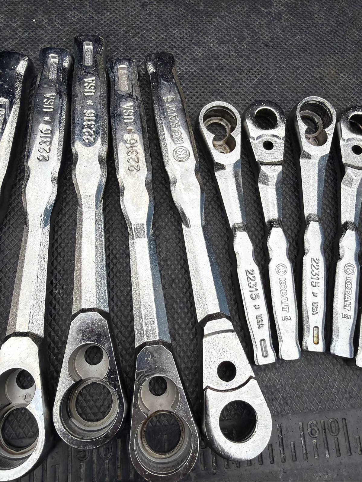 (20) Kobalt USA Ratchet Bodies Forgings Only 5 Full Polish 10 Regular 3/8”5-1/4”