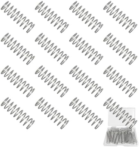 16PCS SP9706 Small Compression Spring 1/2 Inch x 1-1/2 Inch Stainless Steel M…
