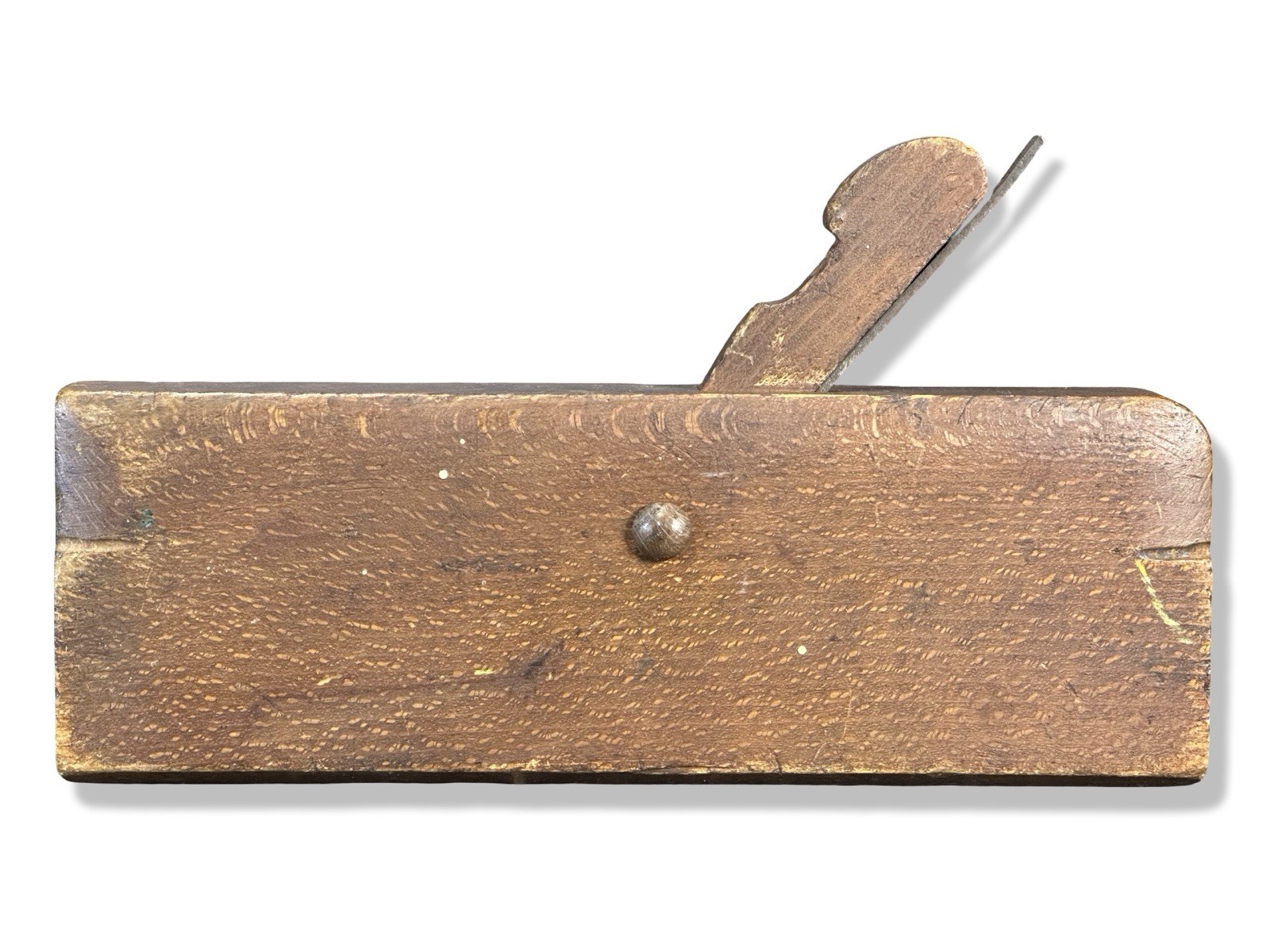 Antique 1856-79 J F & G M Lindsey 7/8” Wooden Molding Plane Humphreysville Iron.