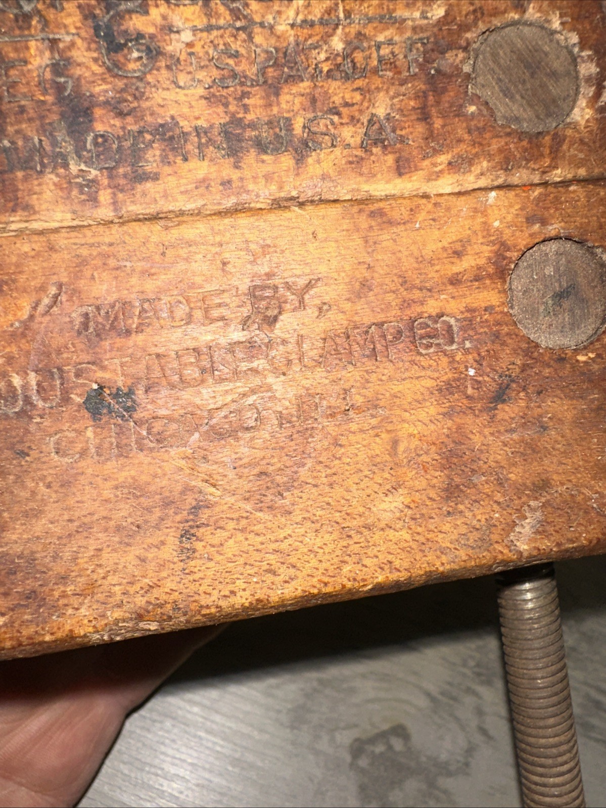Jorgensen Wooden Handscrew Clamp 10” – Adjustable Clamp Co Chicago Nice Patina!