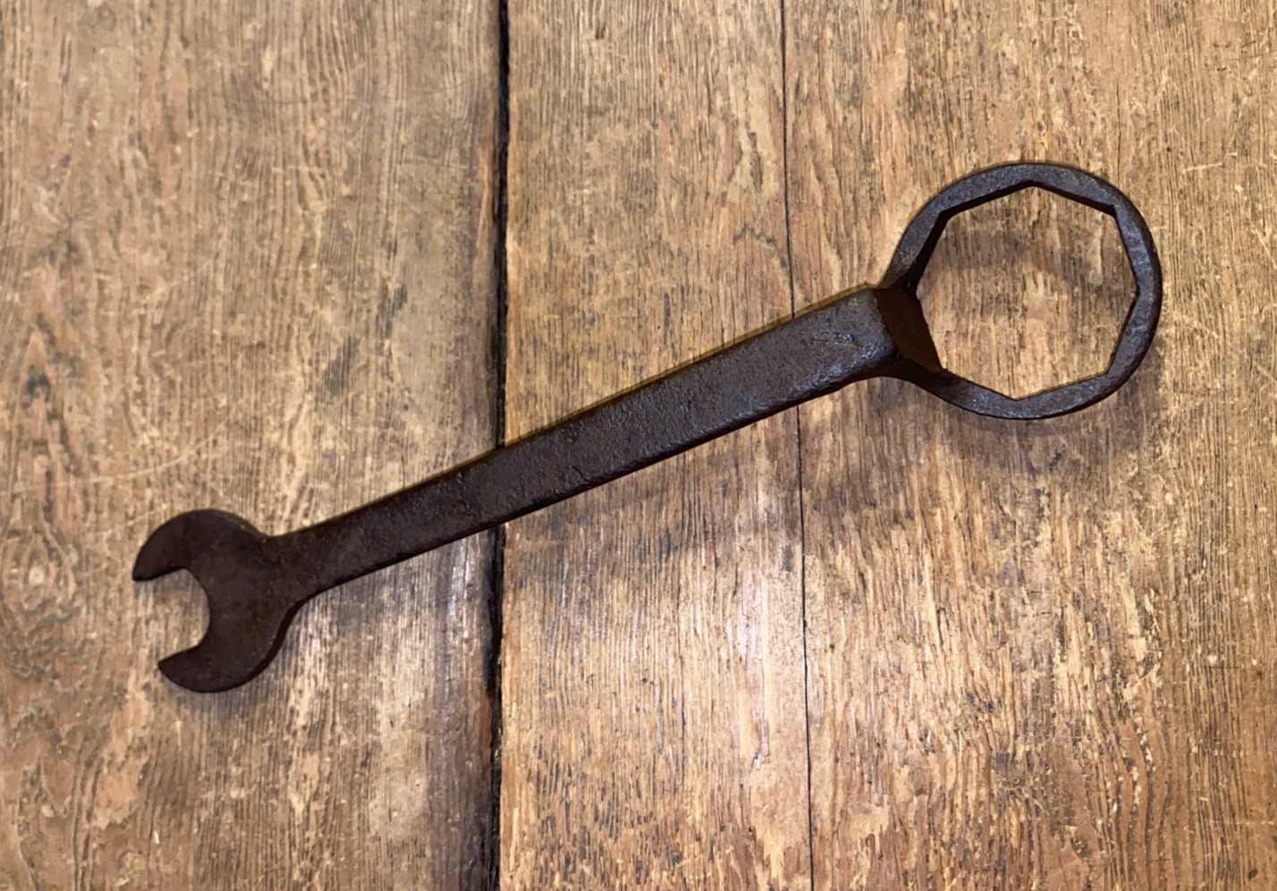 VINTAGE HUB CAP WHEEL NUT SPANNER WRENCH 2 1/4 “ AF CART TRACTION STEAM ENGINE