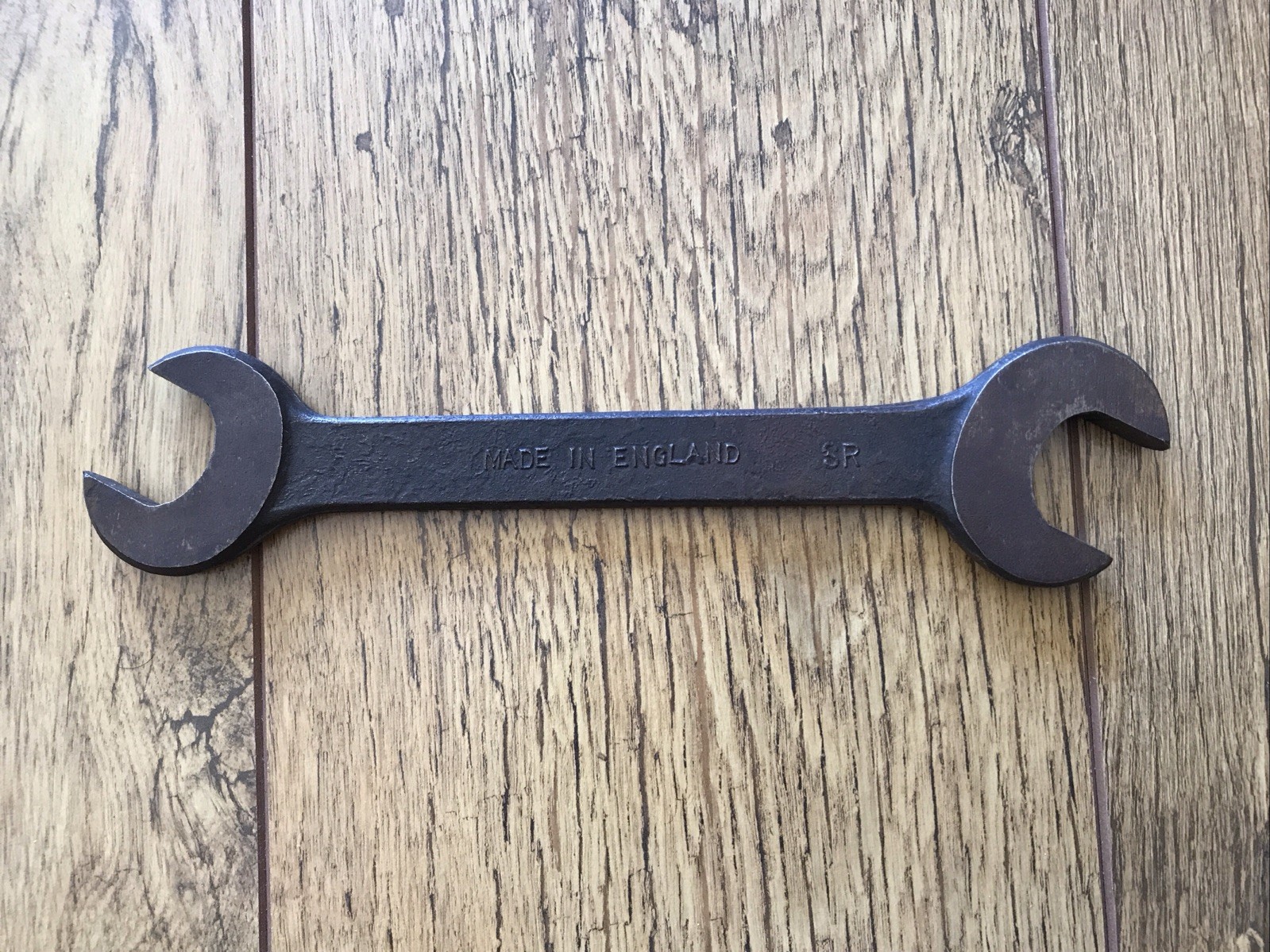 A Vintage Snail Brand 5/8” X 9/16” Whitworth Spanner Classic Car Tool.