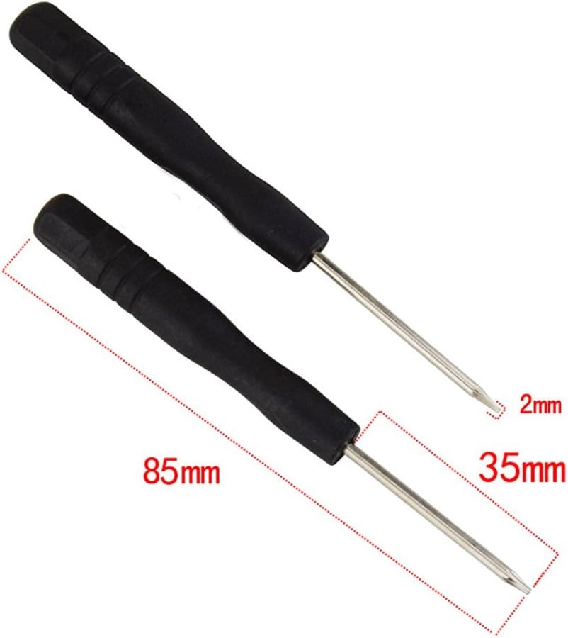 10Pcs 2.0mm Slotted Mini Screwdriver Set for Phones Laptops Small Electronics