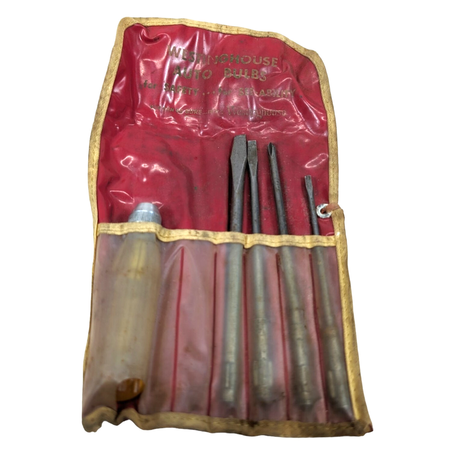 Vintage Westinghouse Auto Bulbs Screwdriver Set 1960s