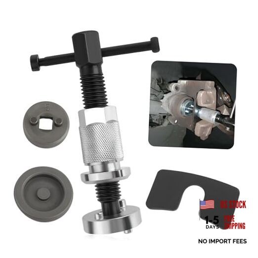 Brake Caliper Compression Tool Set,Chrome-Plated Steel Brake Caliper Tool 5PCS