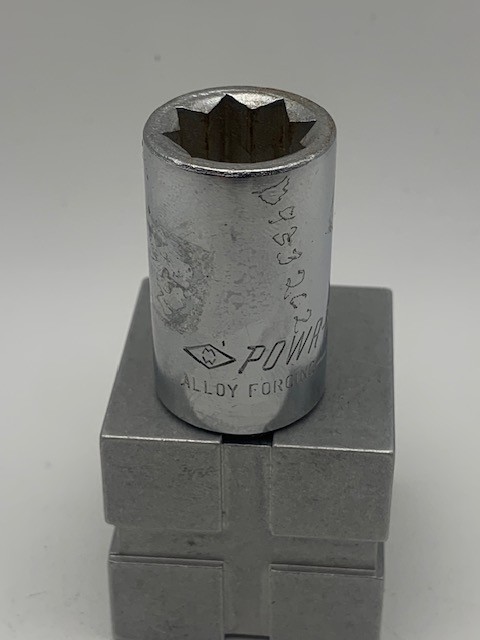Vintage Powr-Kraft 1/2″ Drive 1/2″ Socket Rare Montgomery Ward