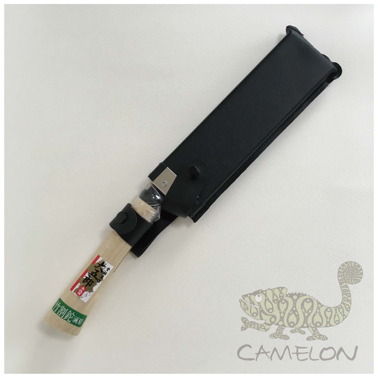 DAIGORO Bamboo Hatchet NATA Machete 180mm Double edge Chopper ,JAPAN
