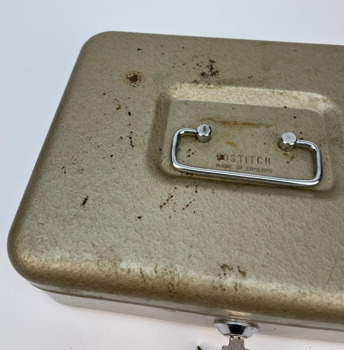 Bostitch Deluxe Lock Box Cash Box With Key Made In England