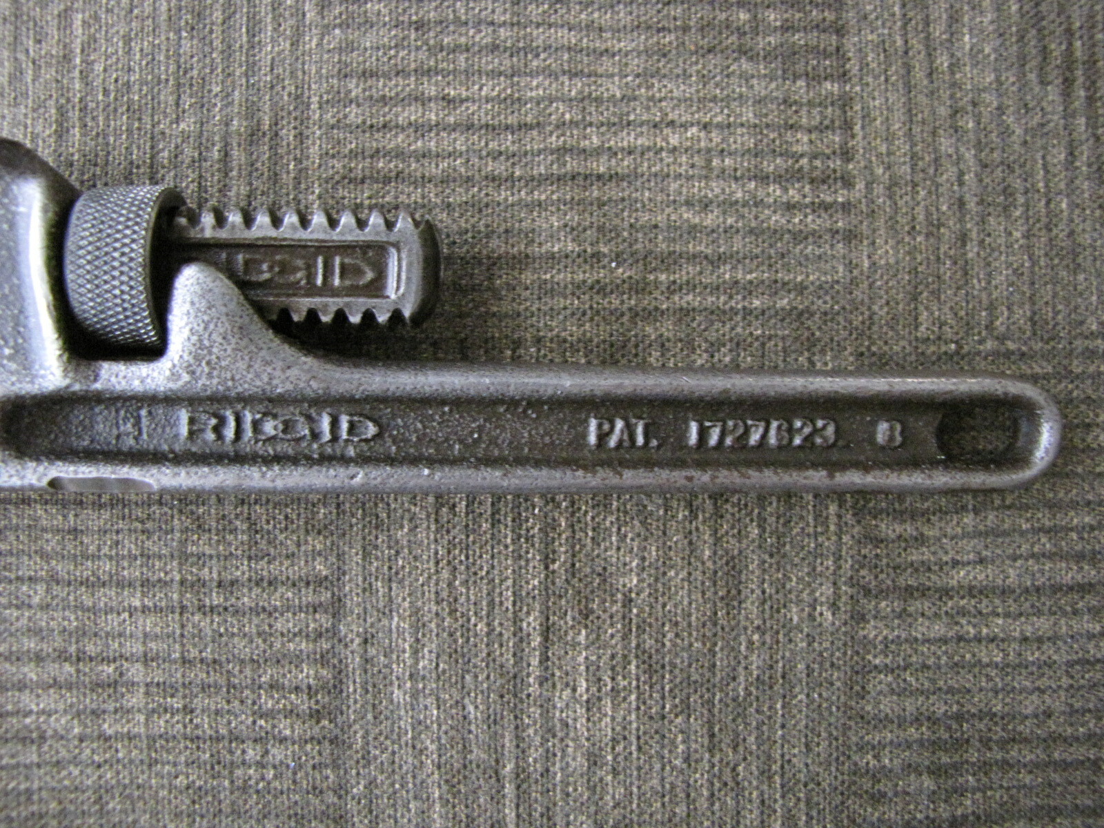 RIDGE Vintage 7 1/2″ Pipe Wrench – Clean Useable Pre Owned – Made in USA