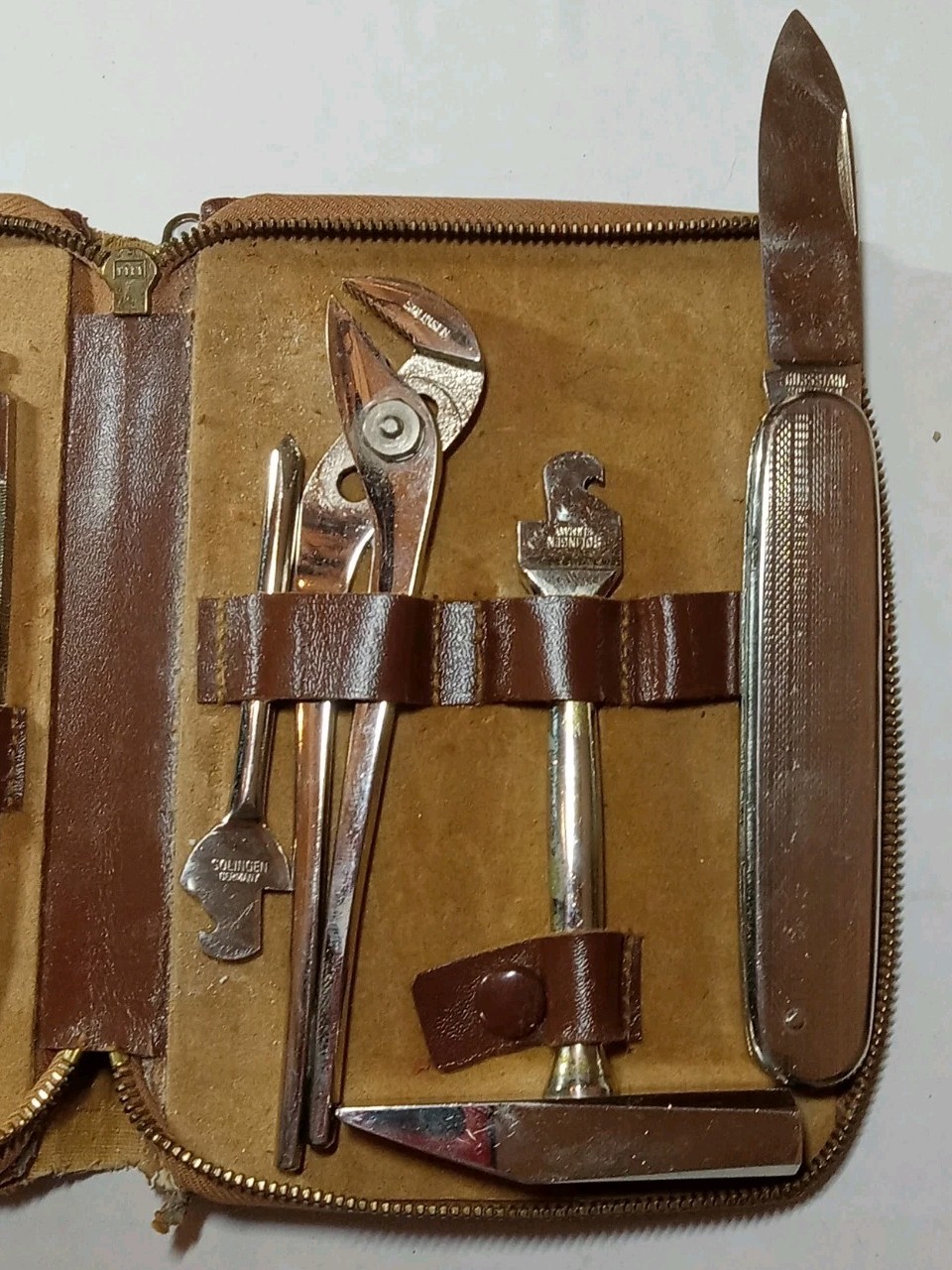 10pc Solingen Vintage German Interchangeable Tool Kit