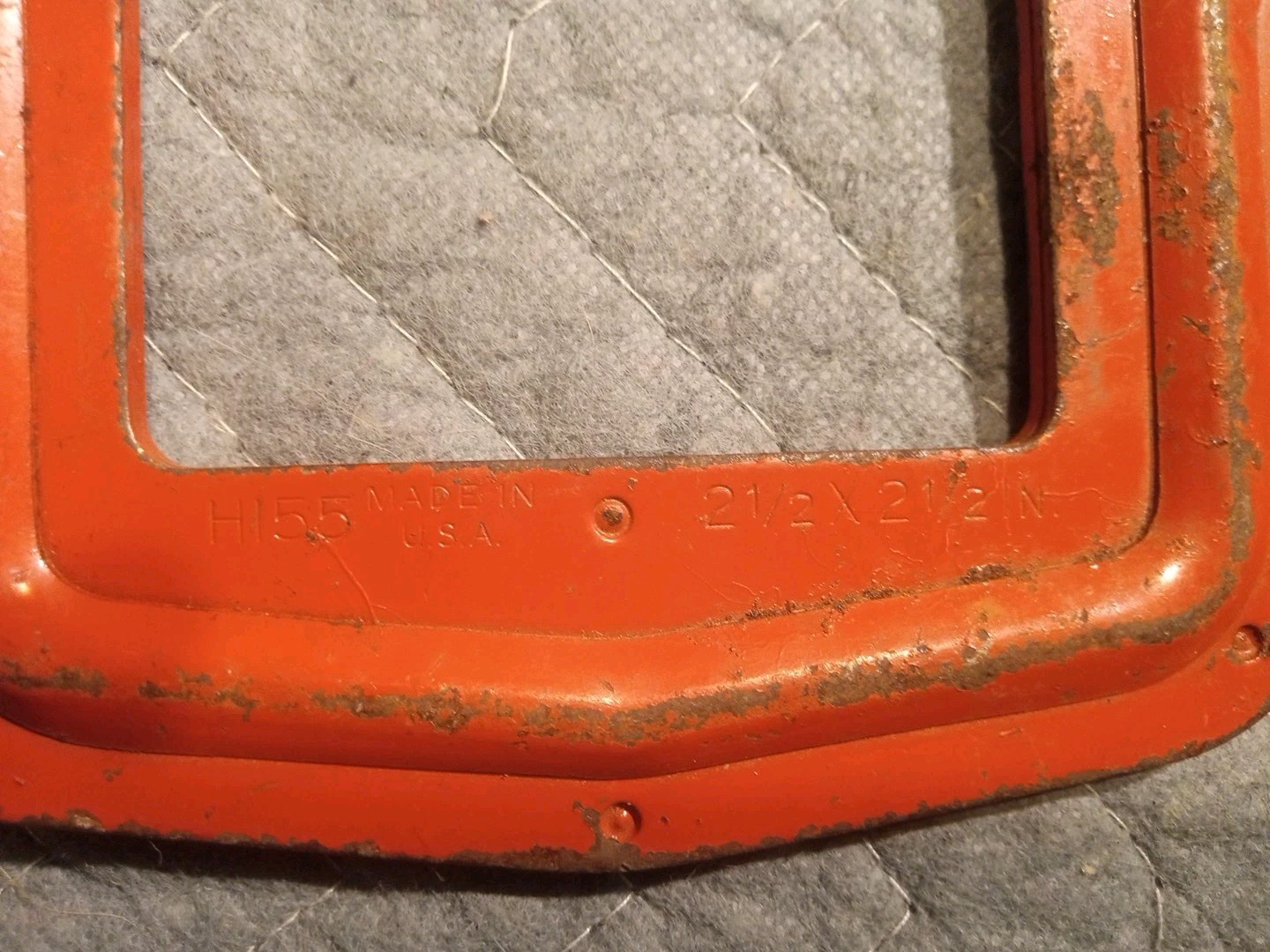 Lot of Two C-Clamps Stanley H155 2 1/2 x 2 1/2 and Unbranded 2″ x 1″ Clamp Nice