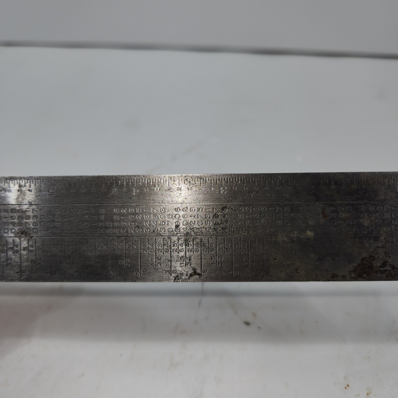 General Hardware MFG No. 715 Reference Table Tap Drill Sizes/Decimal Equivalents