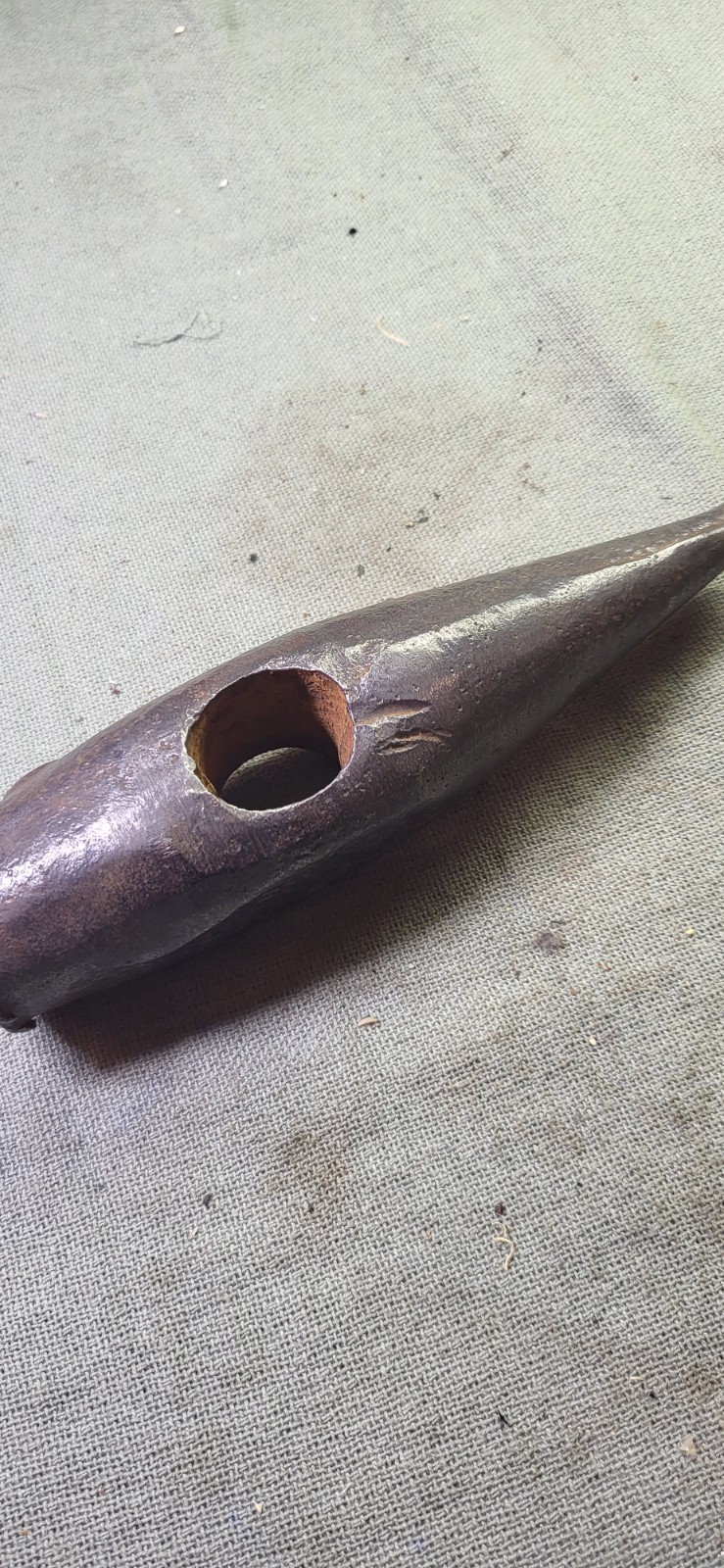 Vintage Logging Unknown Pointed Hammer 3lb 4MS8 Peen