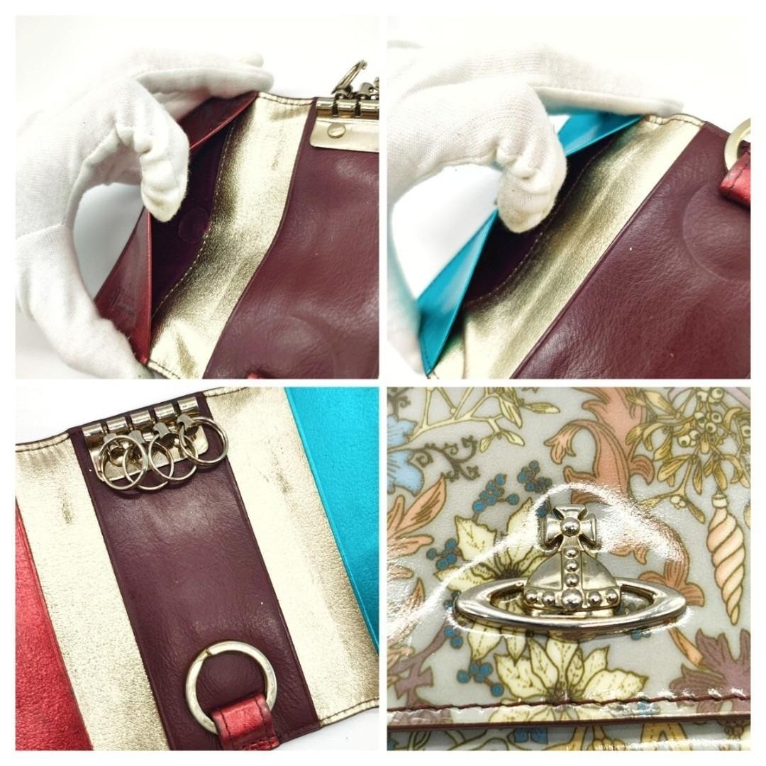 Vivienne Westwood Key Case Orb Flower Animal Gray Used