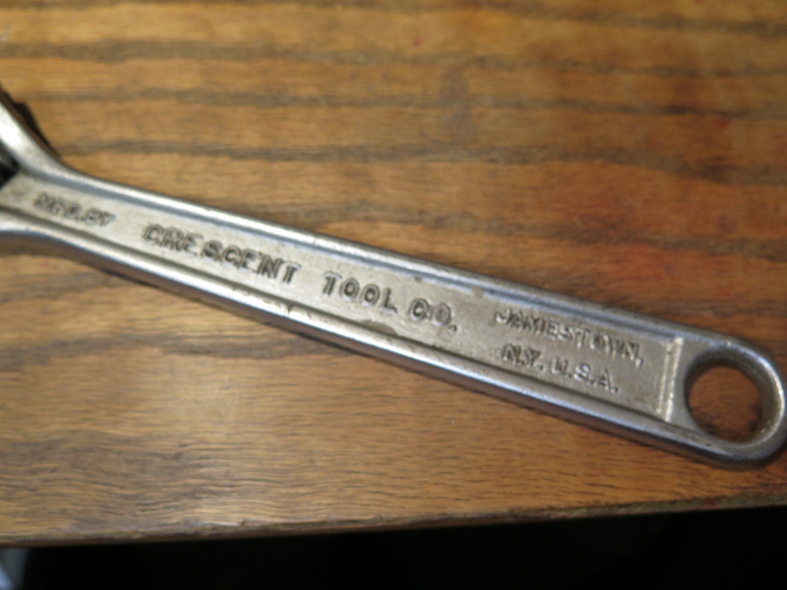 vintage Crescent 10″ wrench MADE IN USA adjustable wrench shop tool box bench