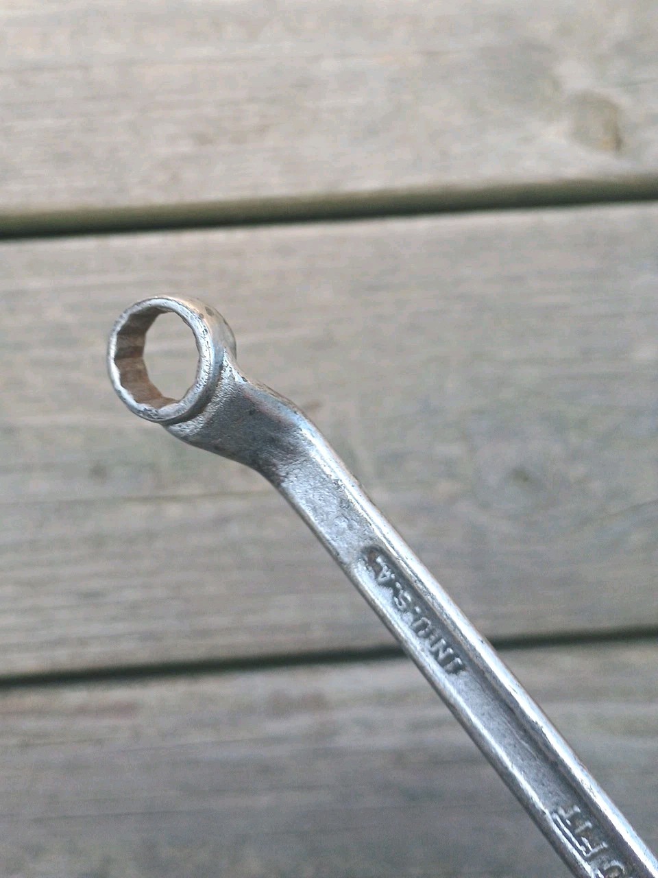 Vintage Tru-Fit 3/8″ & 7/16″ Offset 12 Point Box End Wrench USA 7″
