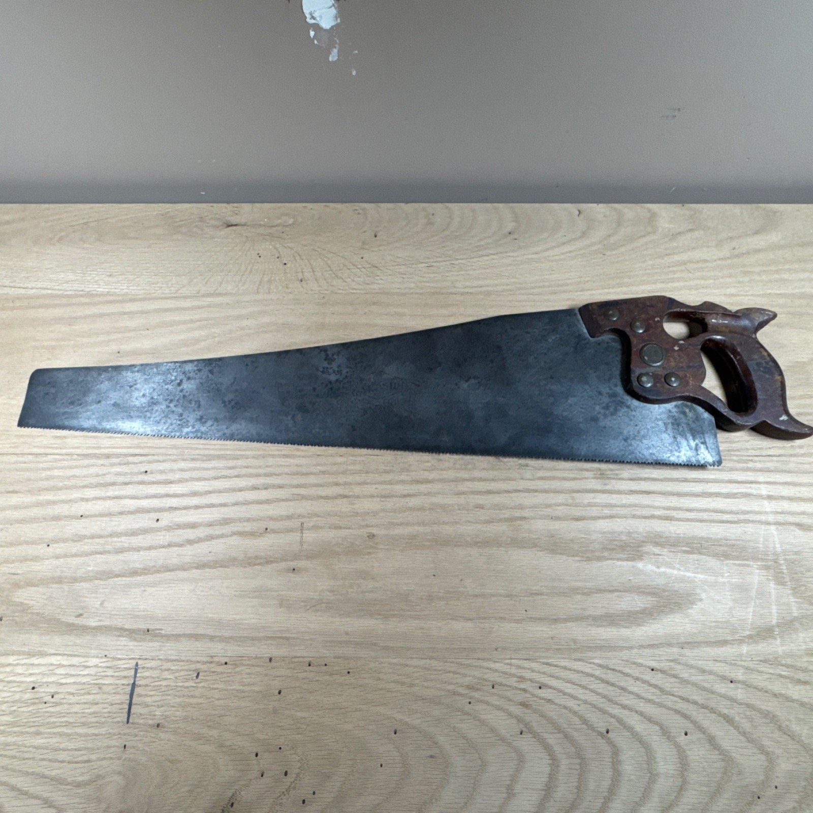 Vintage Lakeside No L 8 Hand Saw 26” Long 6 TPI