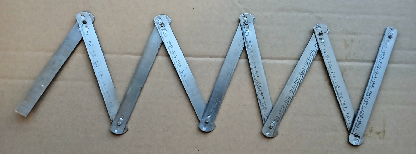 vintage soviet folding tape measure one meter ussr