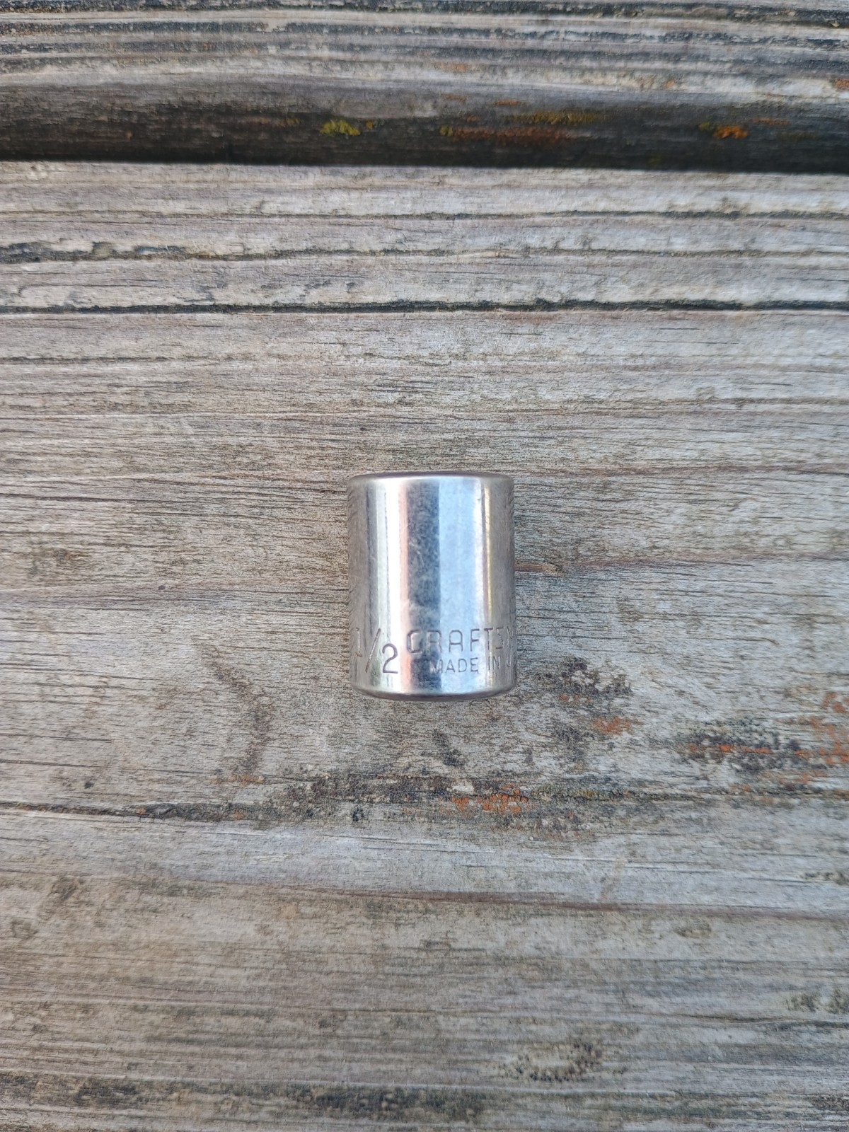 Vintage Craftsman 1/2″ 6 Point Shallow Socket 1/4″ Drive Inverted G2 43499 USA