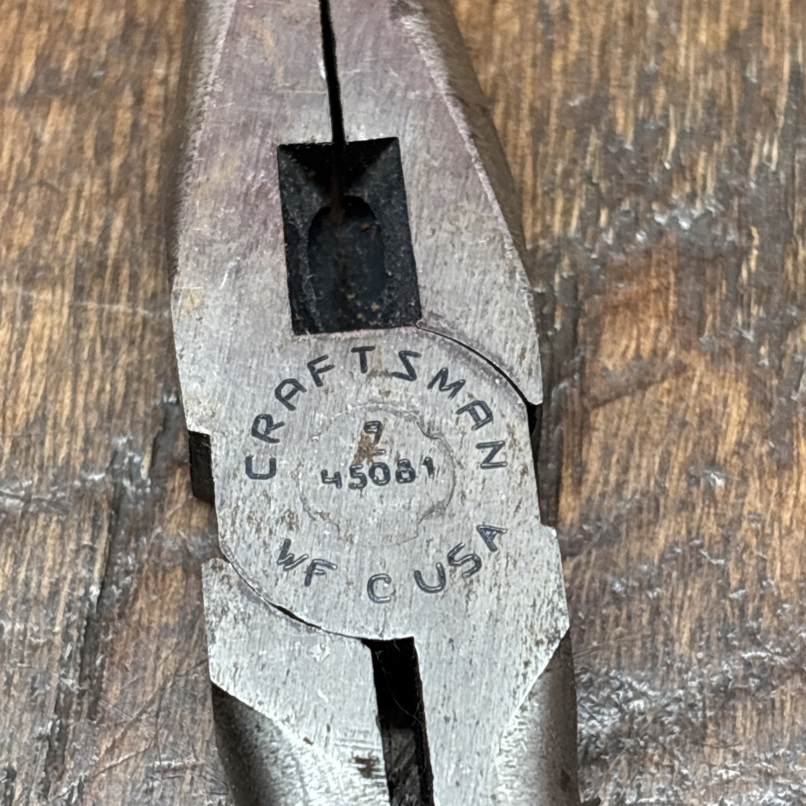 VTG 3 Craftsman #45081 Needle Nose Cutting Pliers WF Black Rubber Handles USA