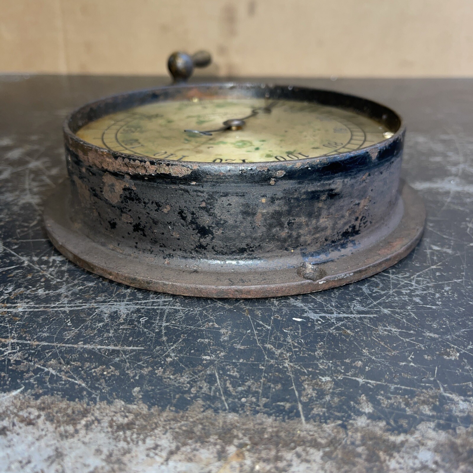 Antique American Steam Gauge Parts Locomotive Engine Hit Miss