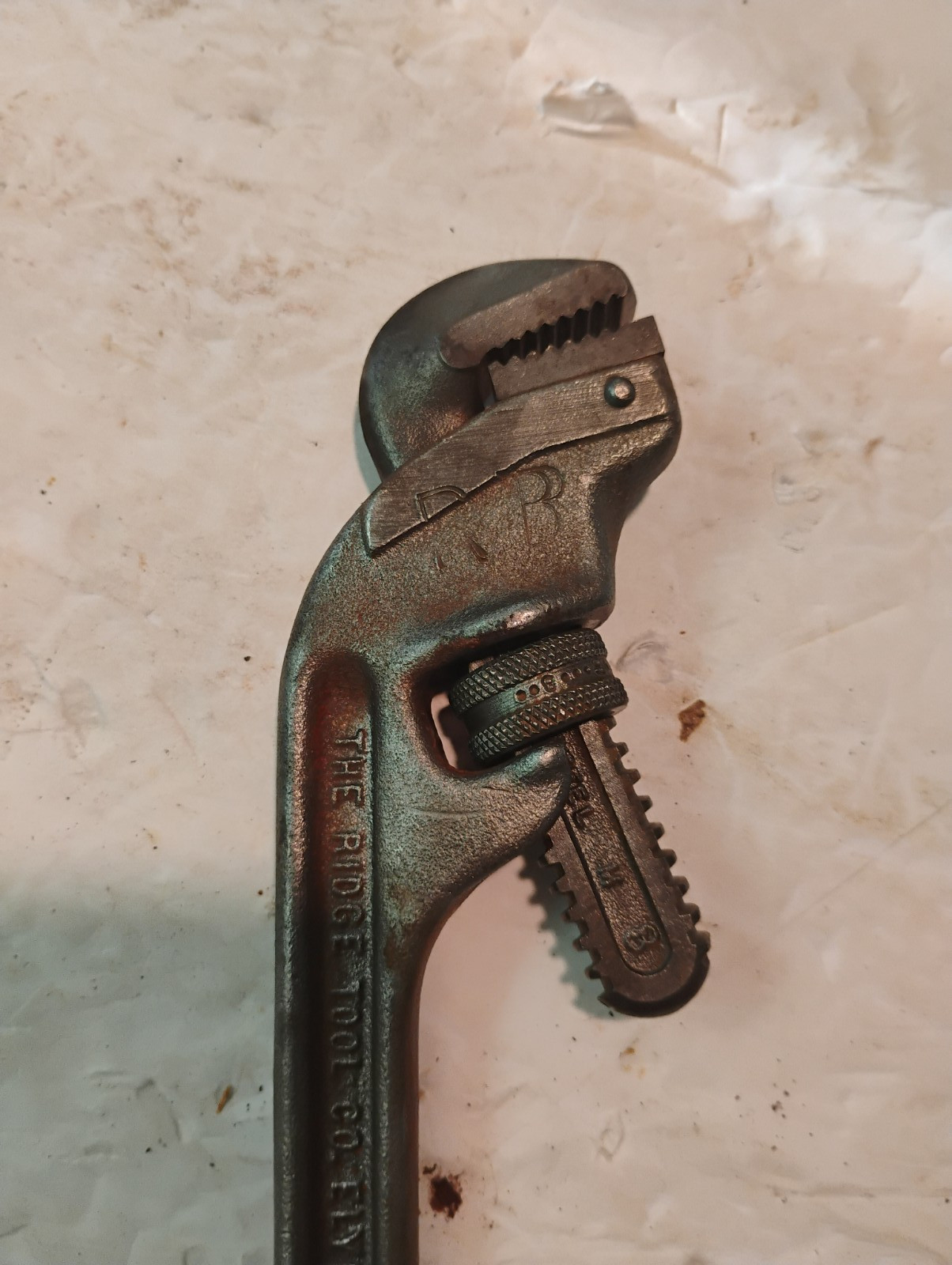 Vintage RIDGID E8 Offset Heavy Duty 8″ Pipe Wrench