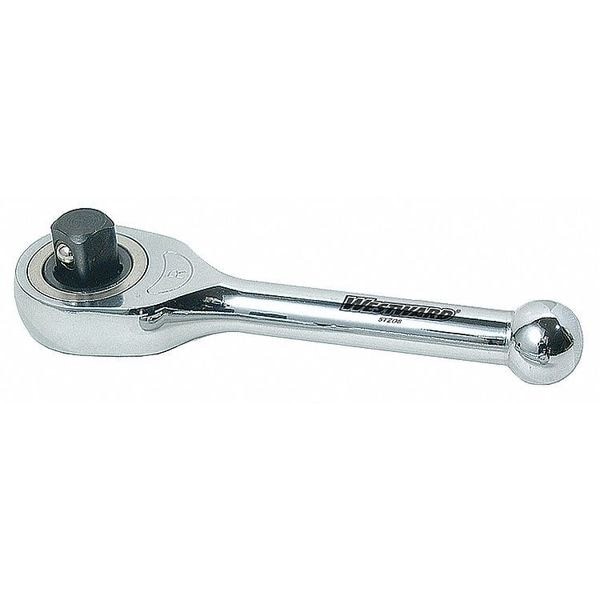 Westward 384T87 1/4″, 3/8″, 1/2″ Drive 36 Geared Teeth Pear Hand Ratchet Set,