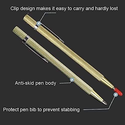Precision 2-Pack Tungsten Carbide Scribers for Metal, Glass & Wood DIY Projects