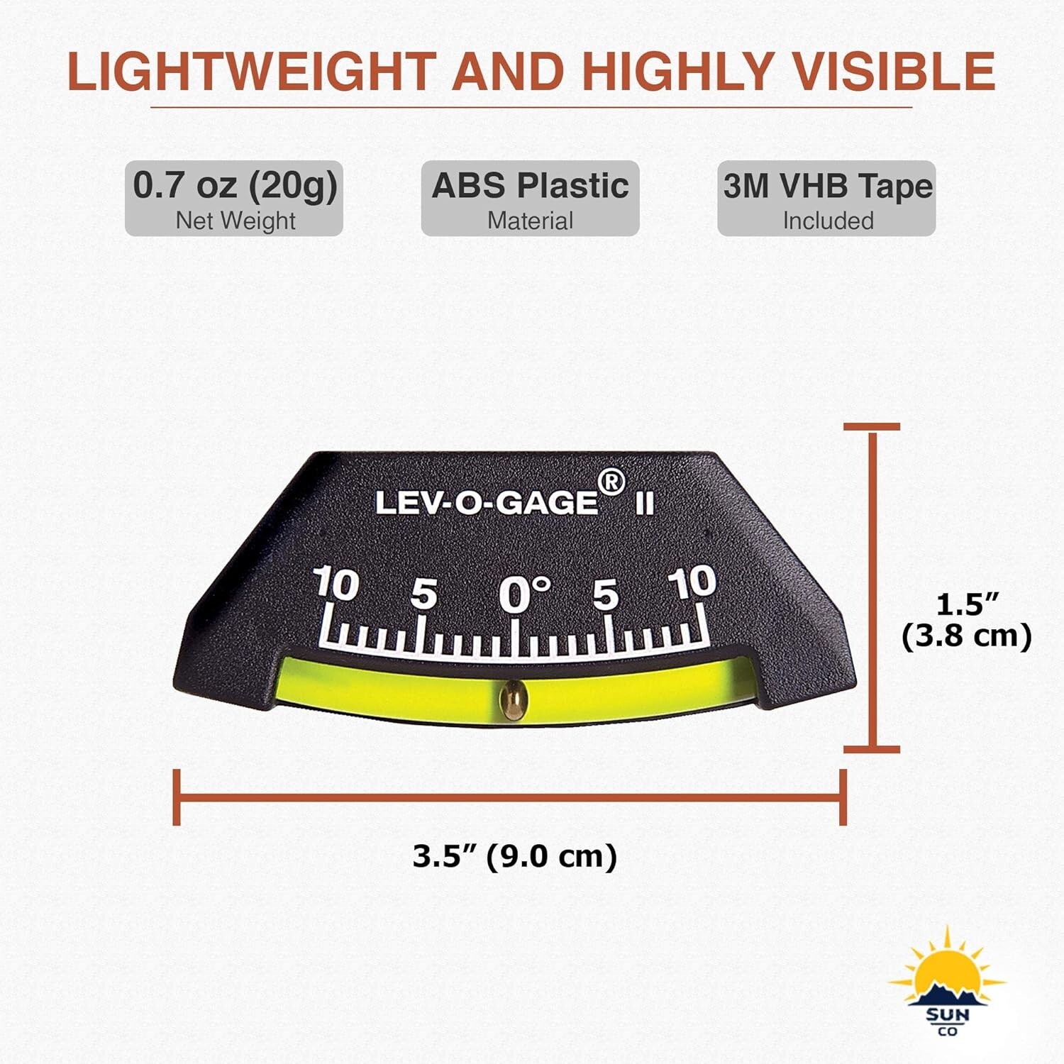 Sun Company Lev-o-gage II – RV Levels (2-Pack) – Made in USA | Leveling Syste…