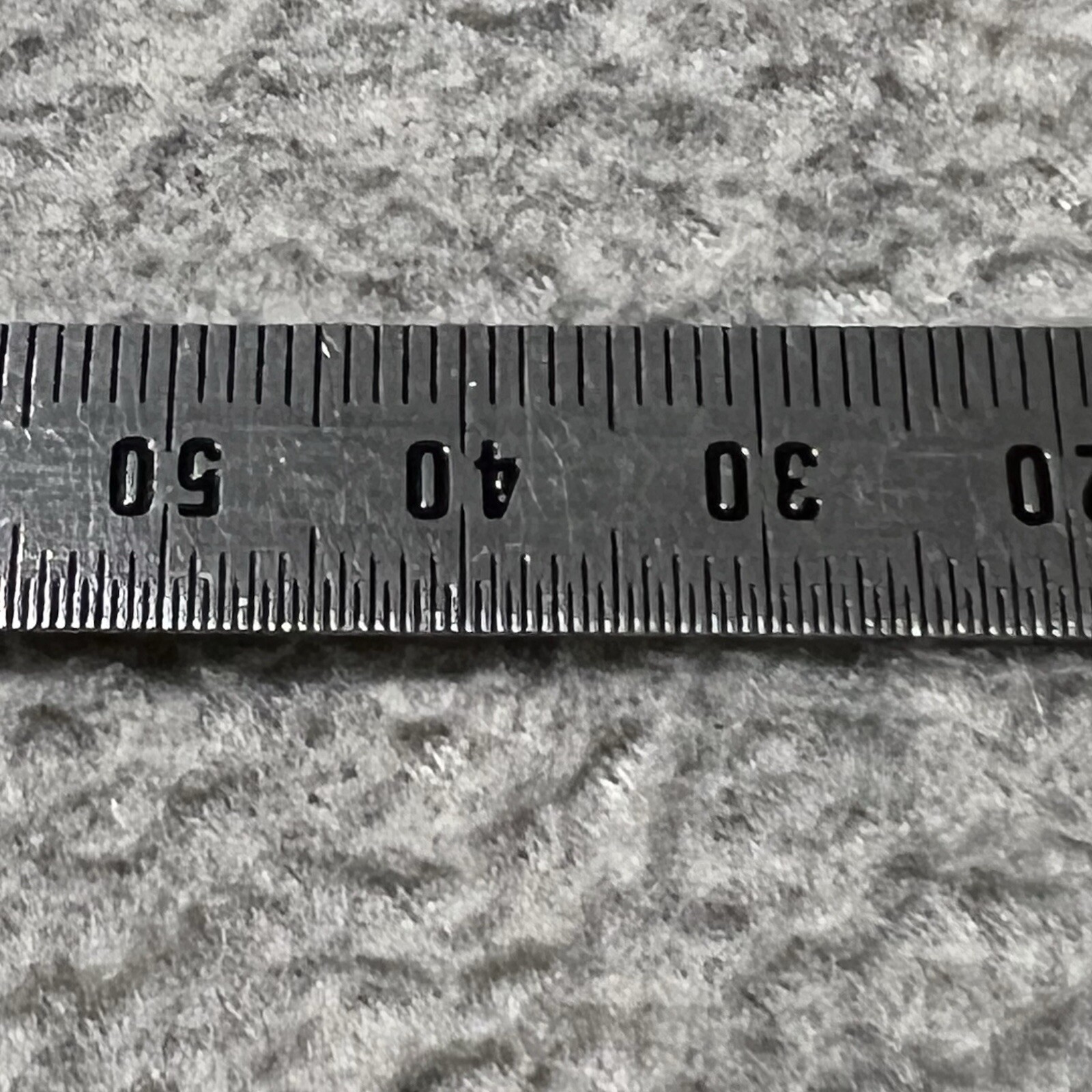 VTG General Metric Stainless Steel Pocket Ruler 6″ Flexible USA Tool, 1/2 & 1 mm
