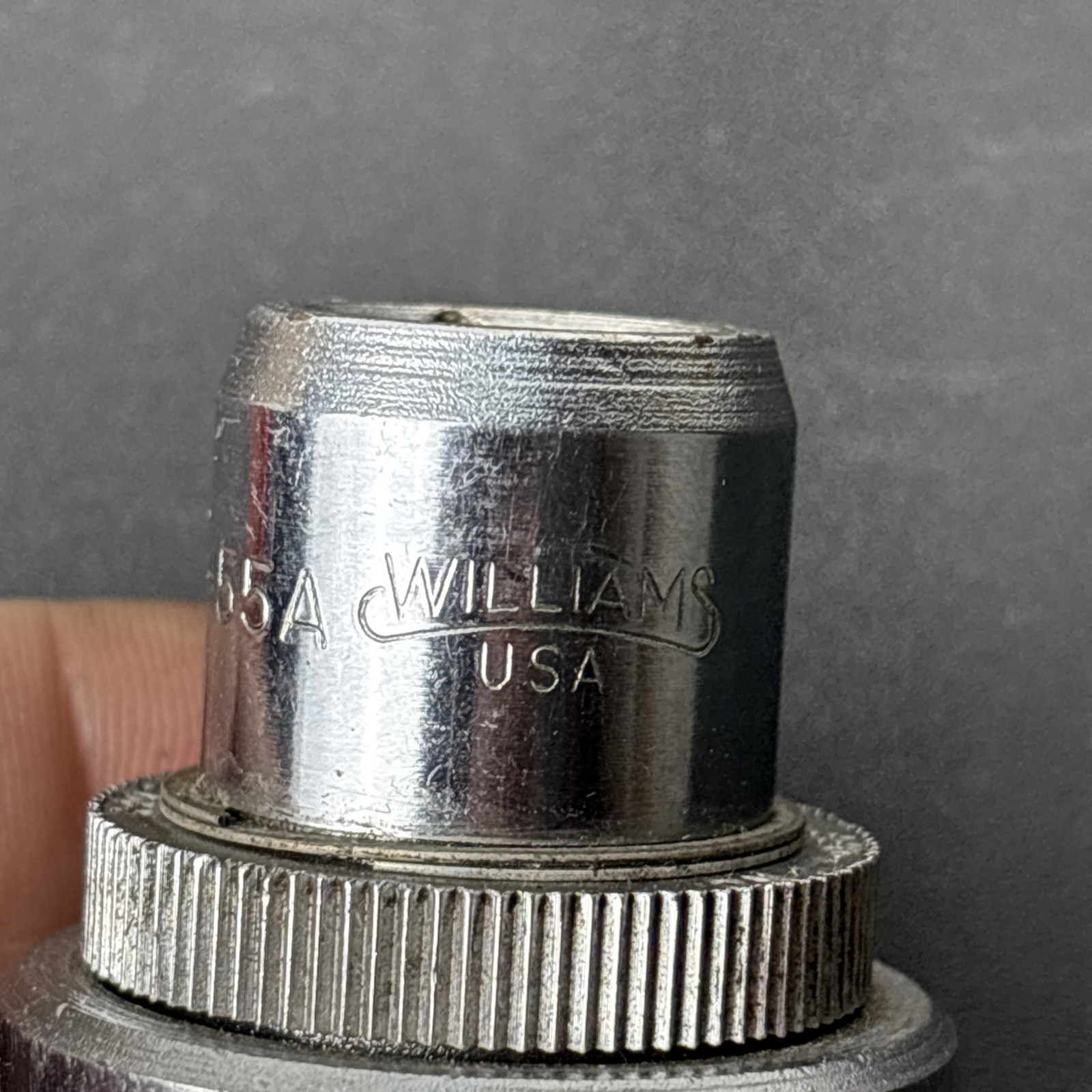 Vtg. Lot of Williams 1/2″ Ratcheting Socket Adapter S-55A & Ratchet Spinner S-70