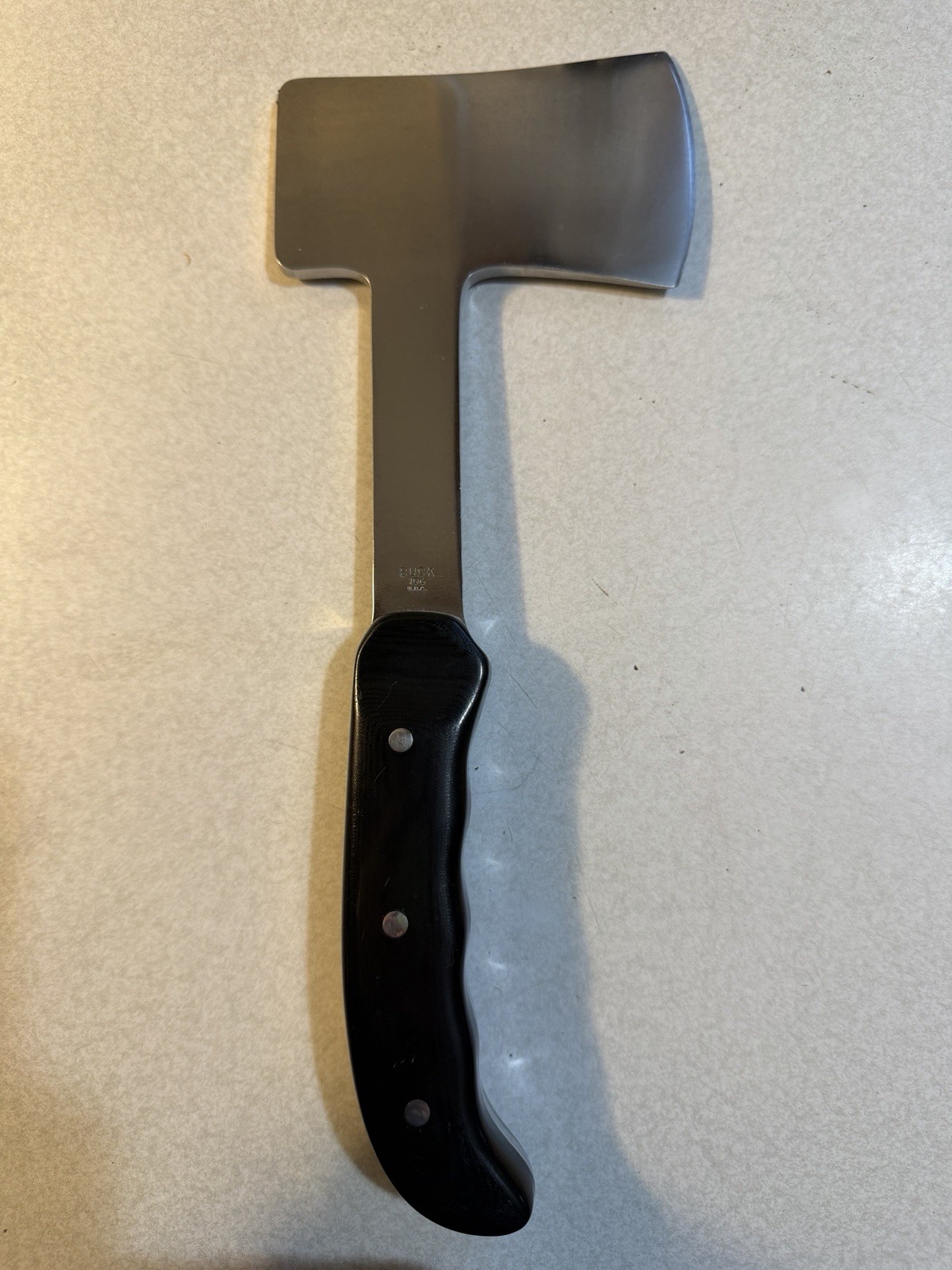 1970’S Vintage BUCK 106 Hatchet Hunter Axe w/ Original Sheath Made in USA
