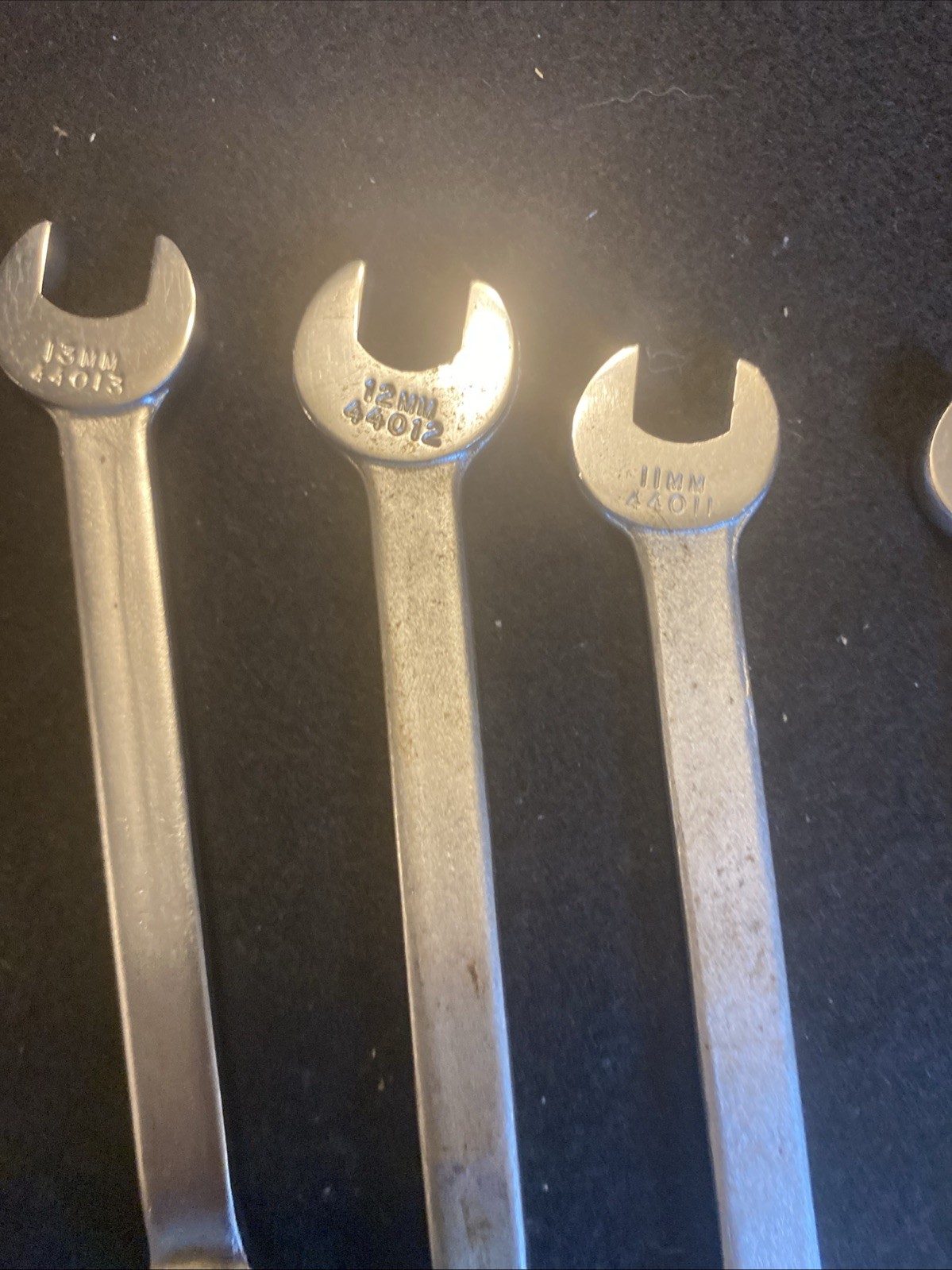 Vintage Indestro Super Metric Combination Wrenches Set Lot of 7