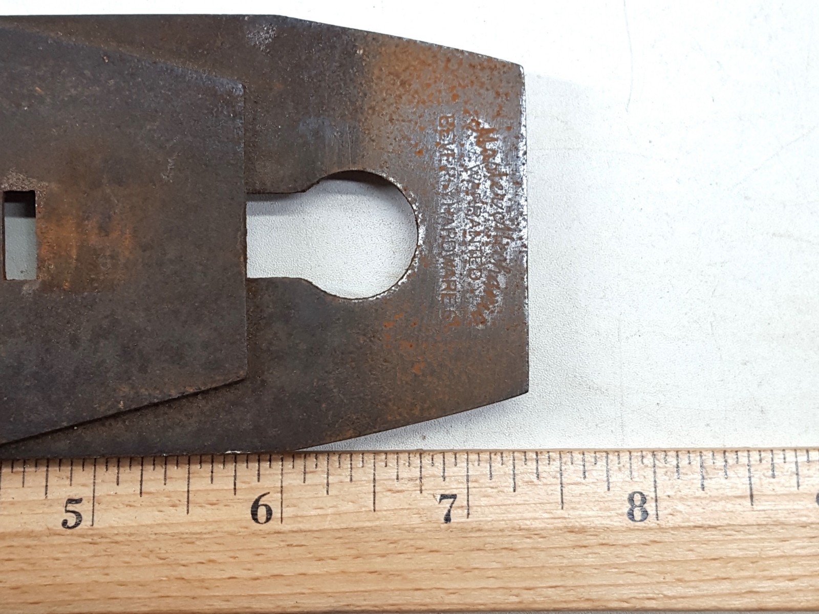 6157 Master Mechanic; Transitional Double Iron, 2 3/8″ Wide, Made by Union