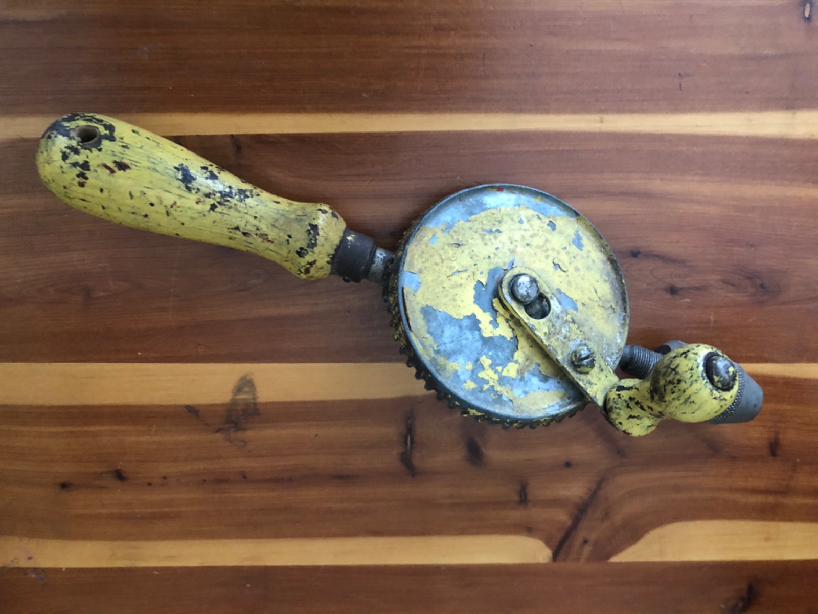 Hand Drill Egg Beater Style 12” Length READ DESCRIPTION