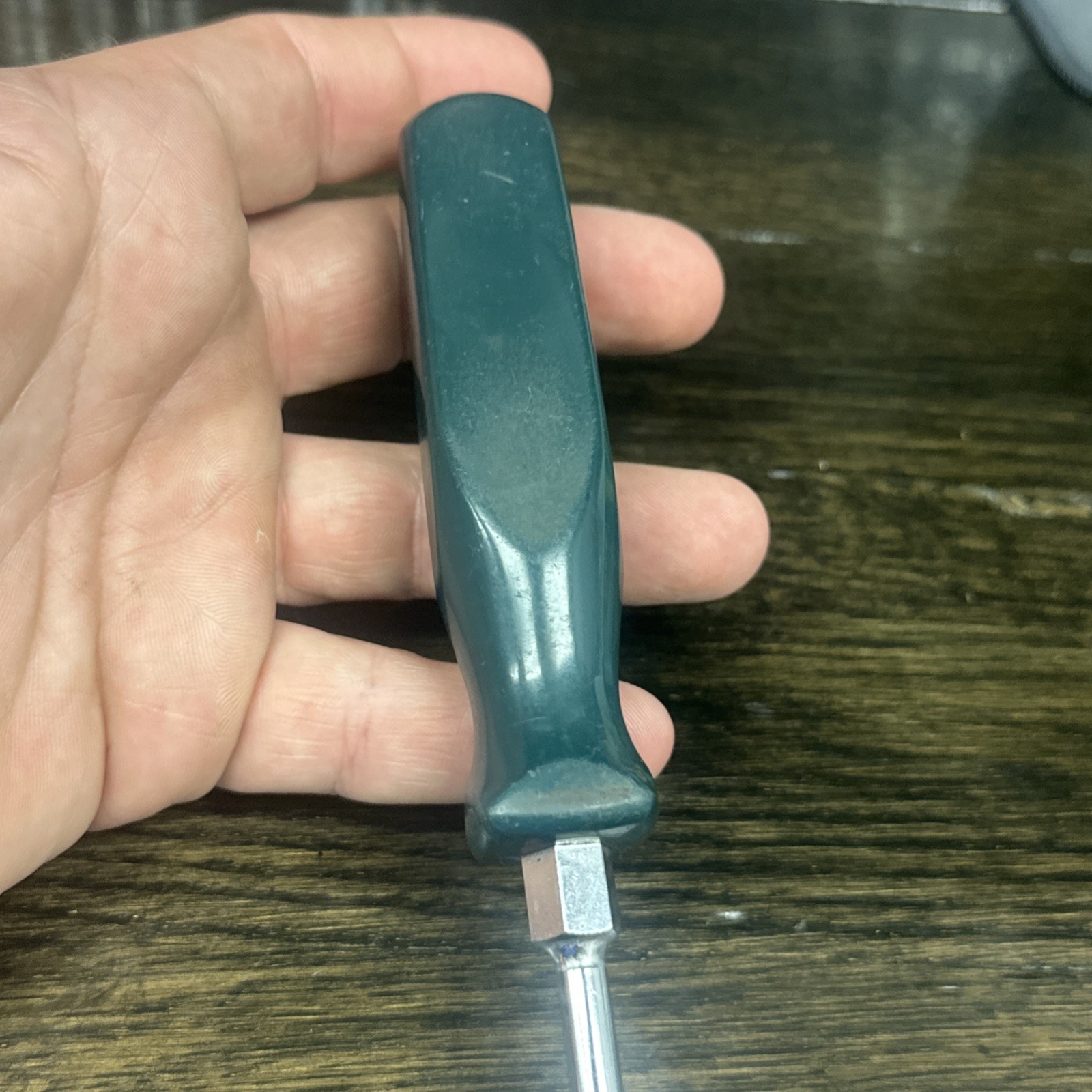 Vintage S-K , Green Hard Plastic Handle, France Flat Head