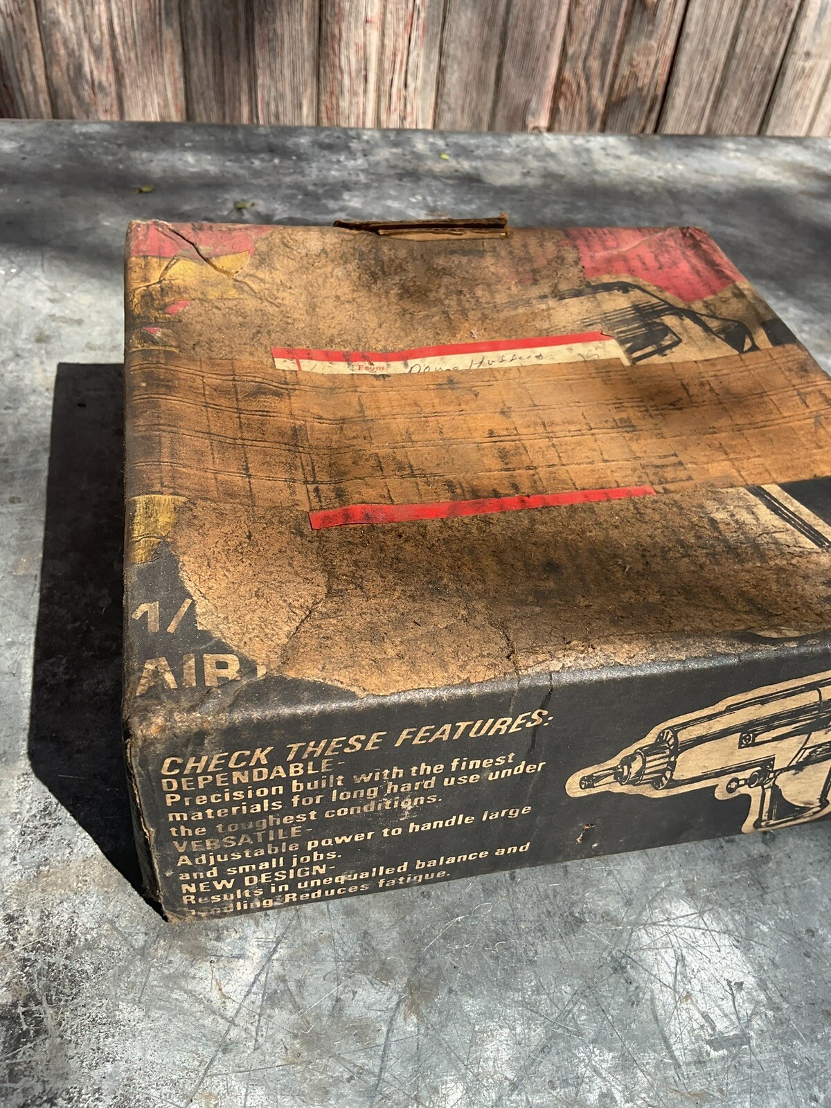 Vintage Snap On Tools Air Impact Wrench Box Only