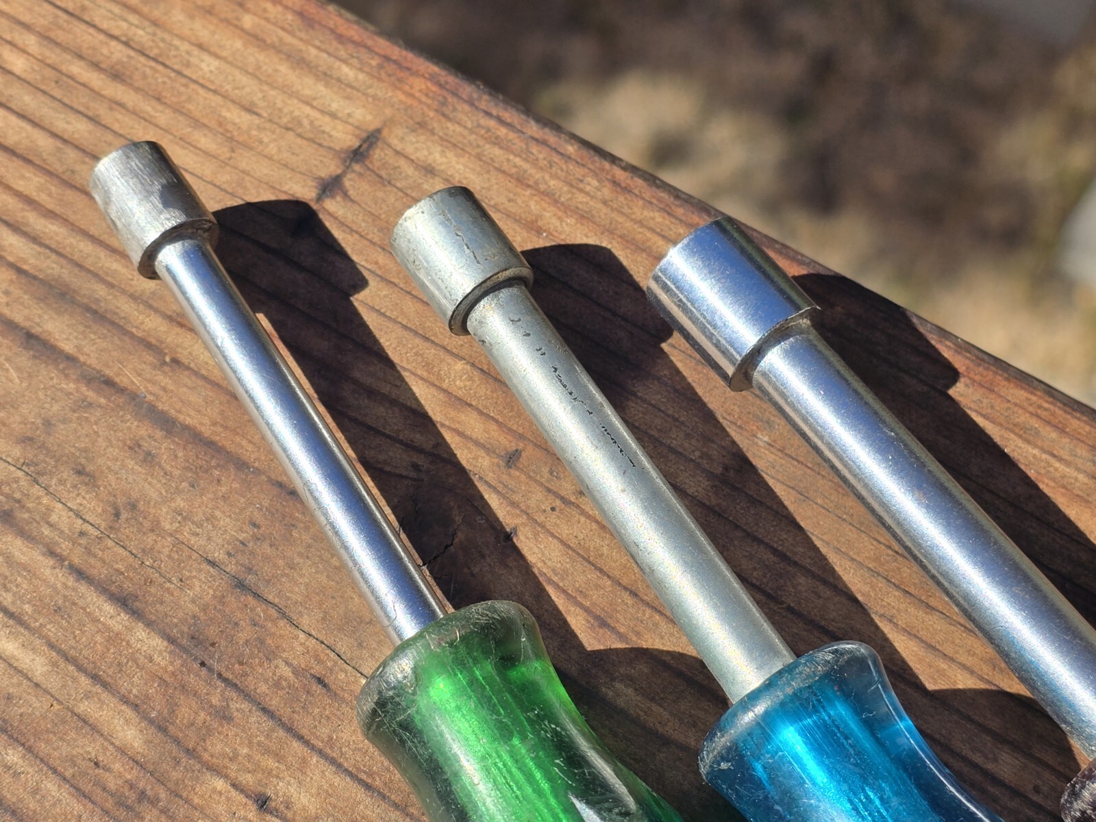 Lot Of 3 XCELITE USA Nut Drivers HS-11 HS-12 HS-14 SAE