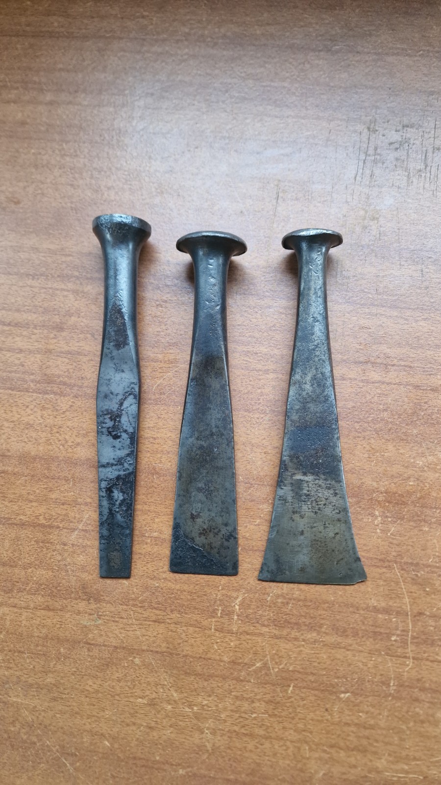 Vintage W. Marples & Sons caulking irons and carpenters tools