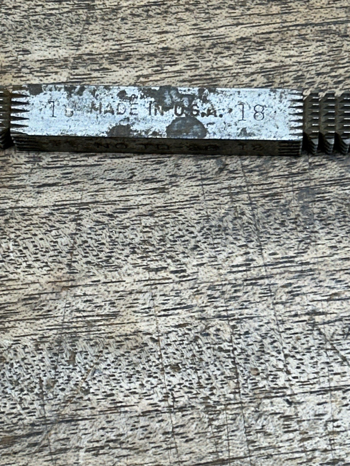 Vtg. KEN-TOOL Thread Restorer File ~Made In USA ~#11-12, #13-14, #16-18 & #20-24