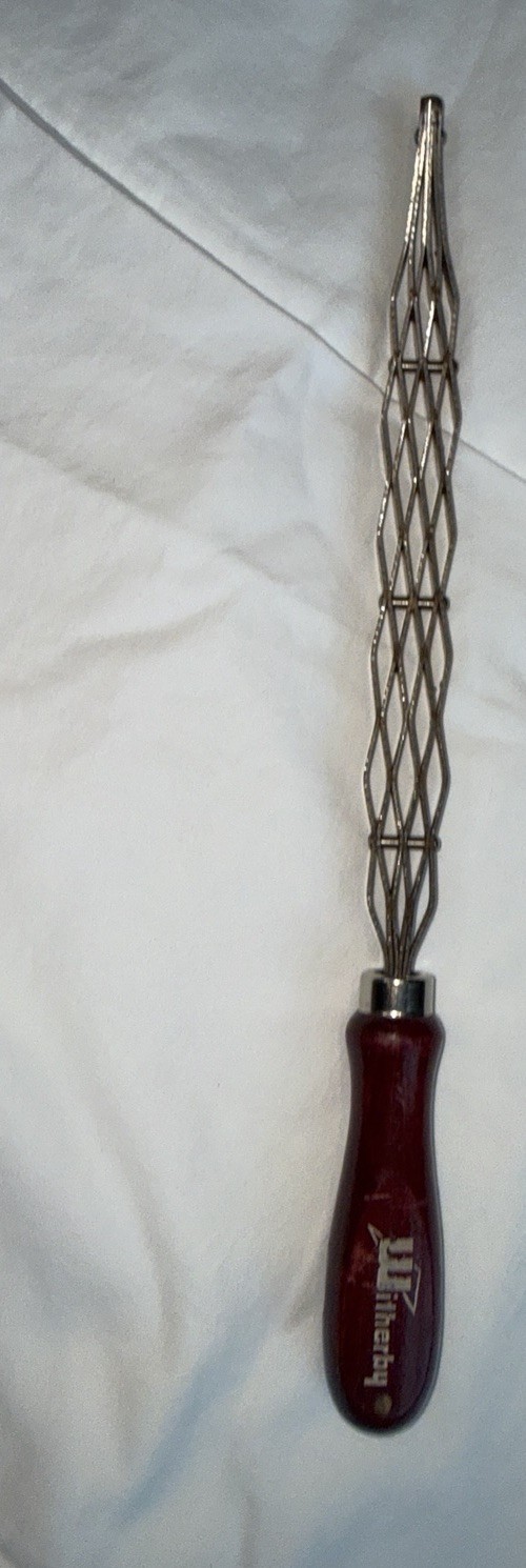 Vintage Witherby Rasp Wood Working Tool Wood Handle 10″ Long Rare. Woodworking