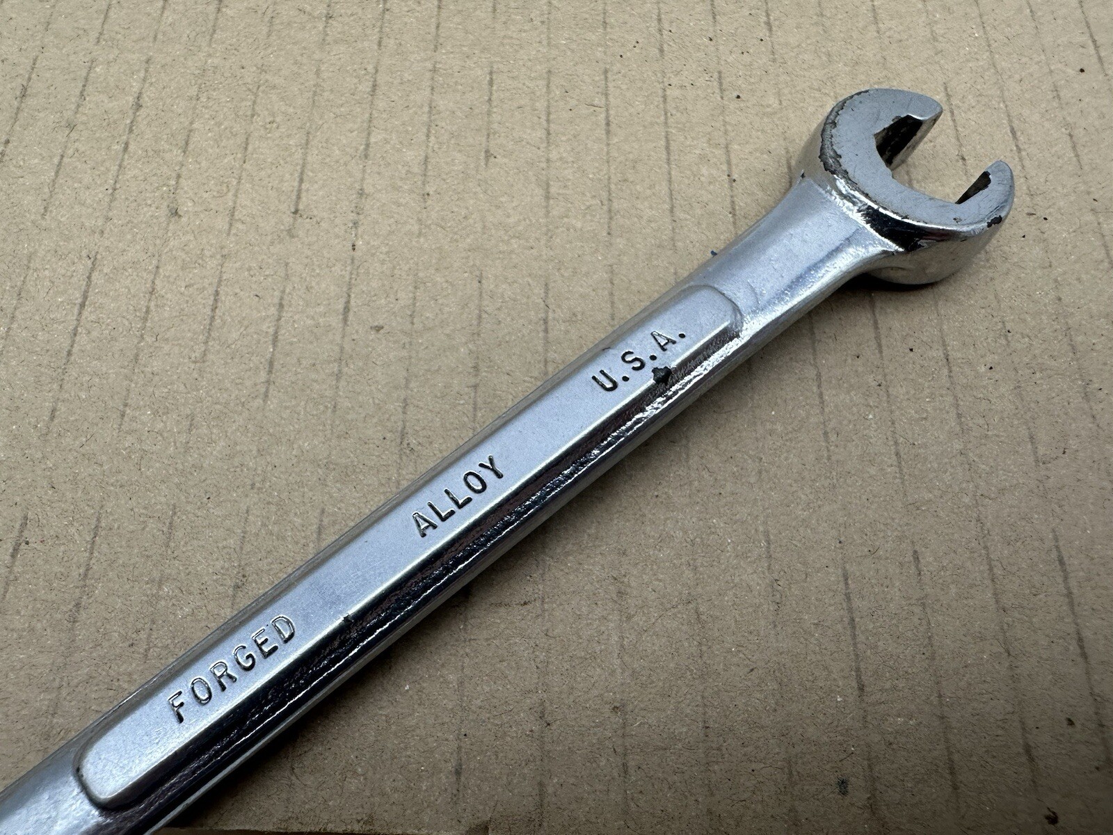 Vintage K-D Made In USA 2373 Flare Nut Wrench 13/14mm Hand Tool Open End